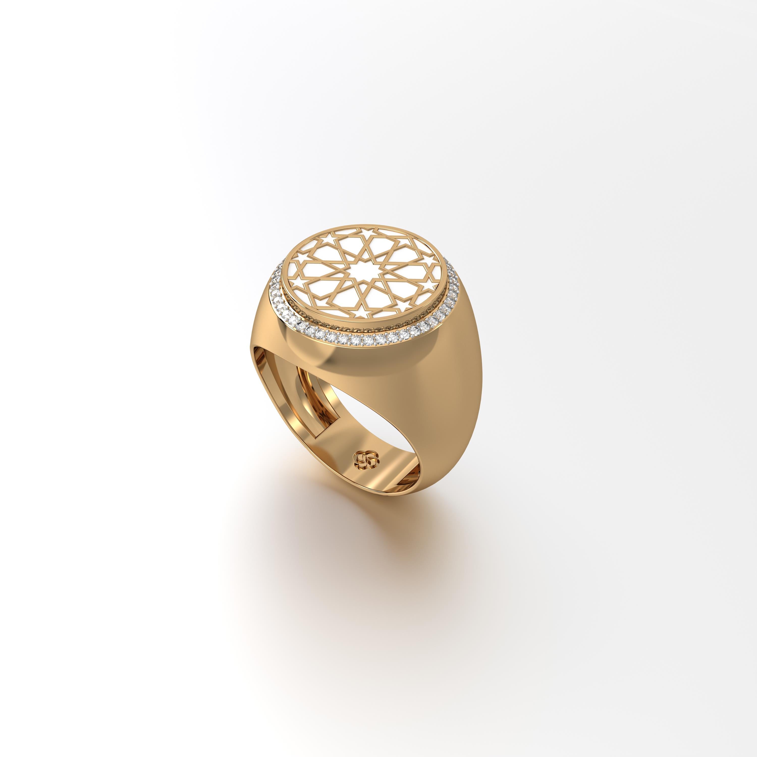 #Pattern & Color_Arabesque Rosette Ivory White