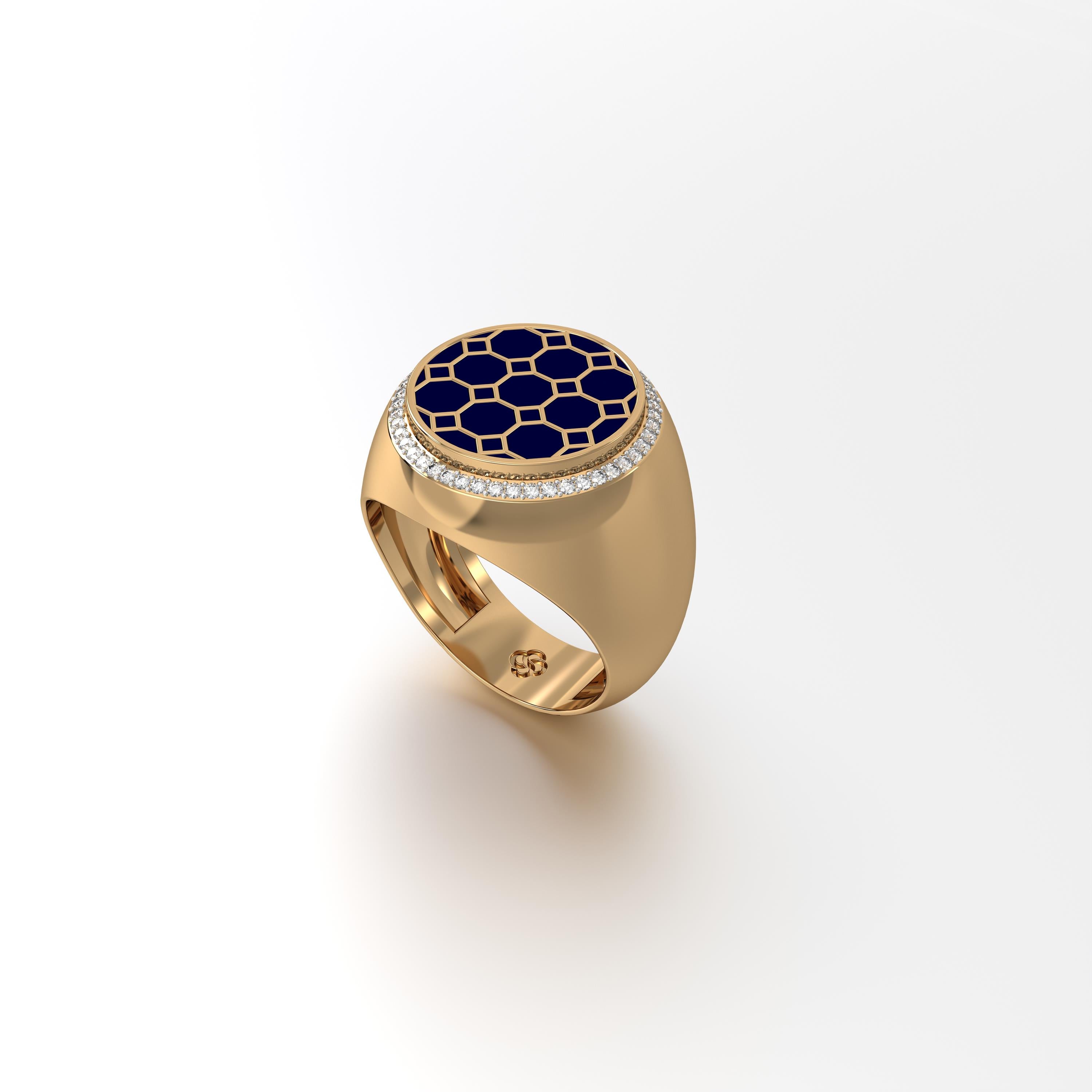 #Pattern & Color_Turkish Tessellation Prussian Blue