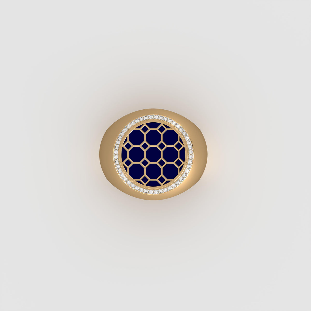 #Pattern & Color_Turkish Tessellation Prussian Blue