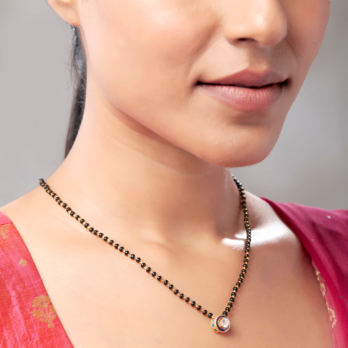 Aaliyah Divine Solitaire Mangalsutra Small