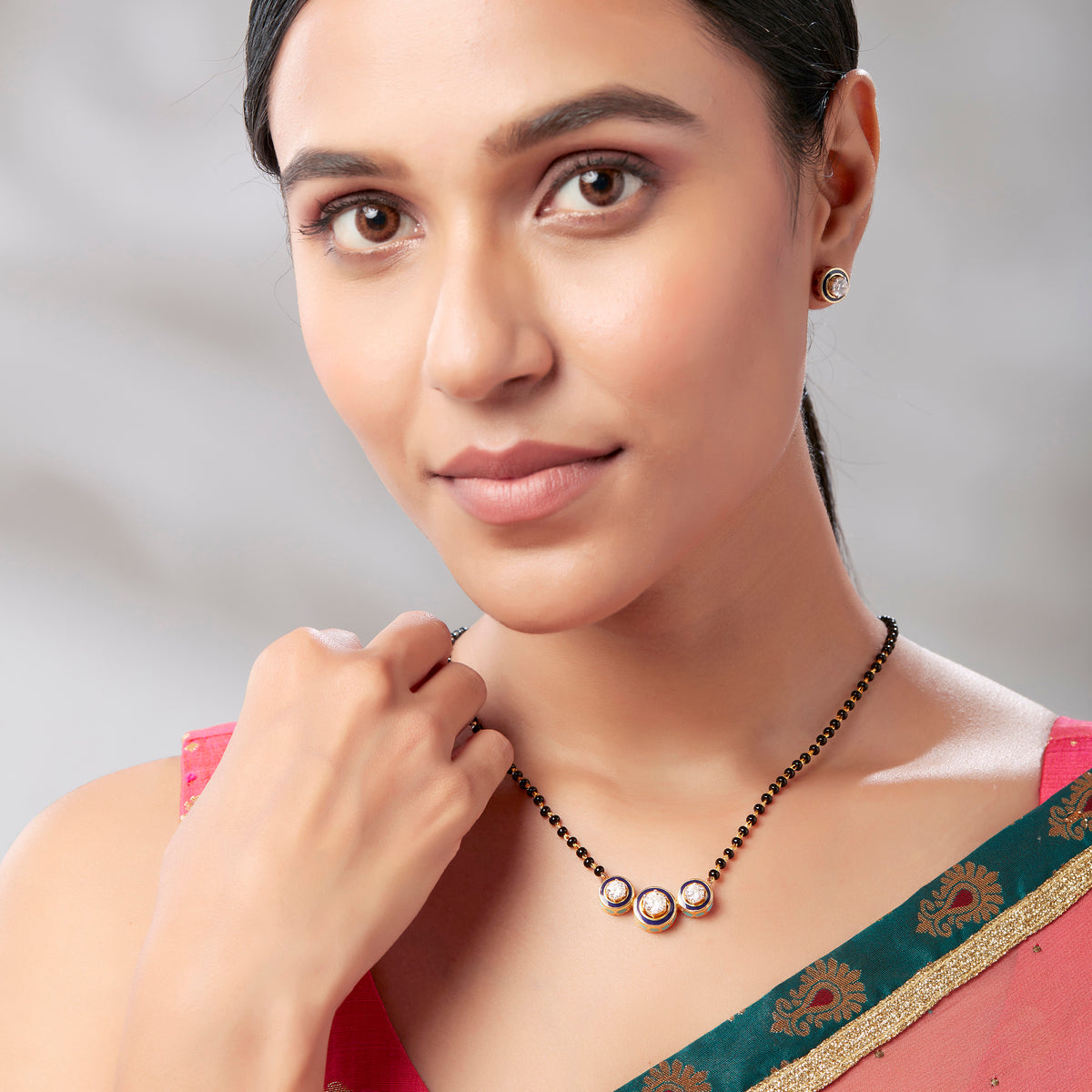 Aaliyah Trinity Solitaire Mangalsutra Medium