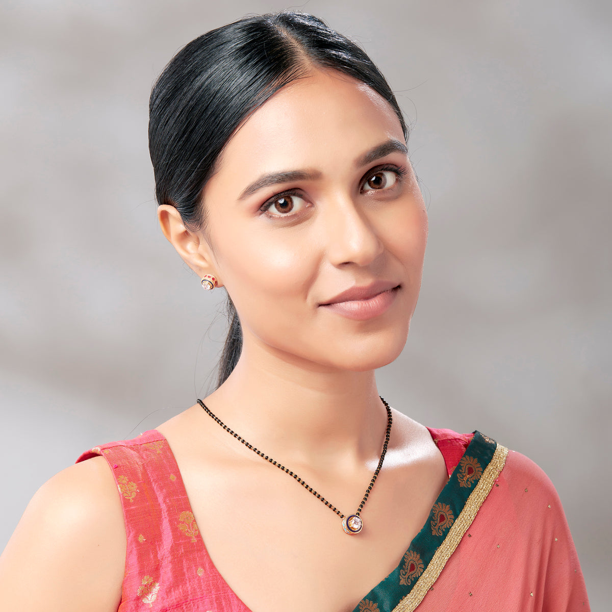 Aaliyah Divine Solitaire Mangalsutra Large