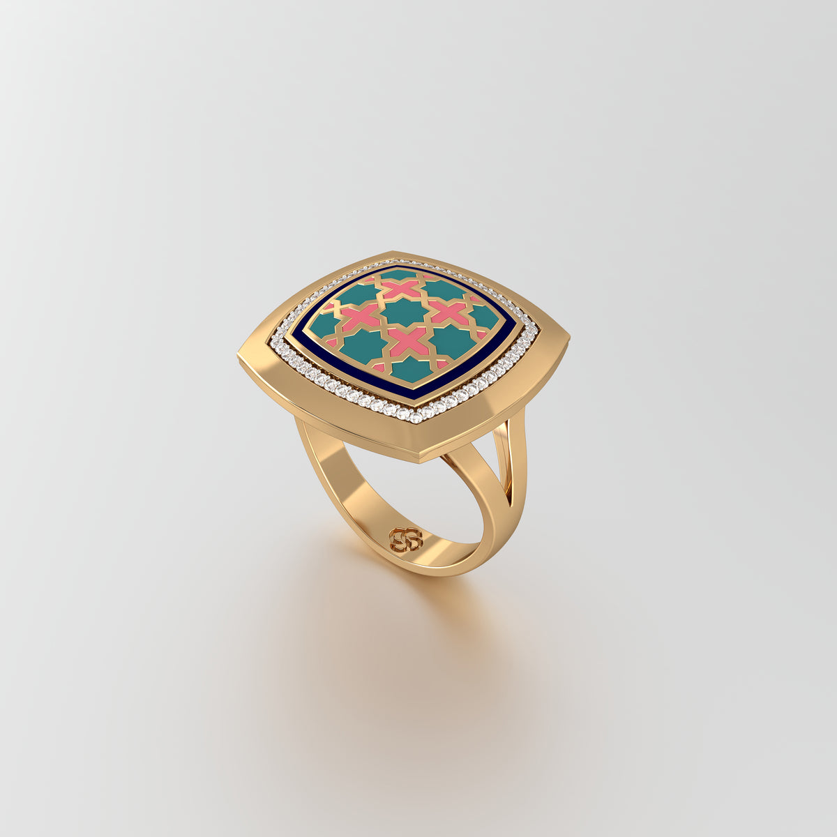 #Pattern & Color_Moroccan Zellij Pastel Turquoise
