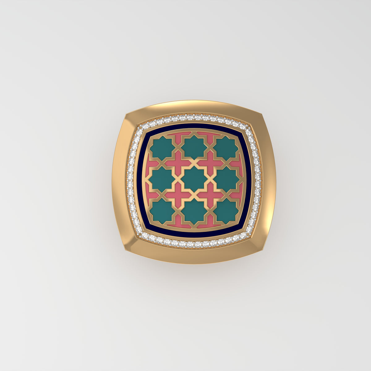 #Pattern & Color_Moroccan Zellij Pastel Turquoise