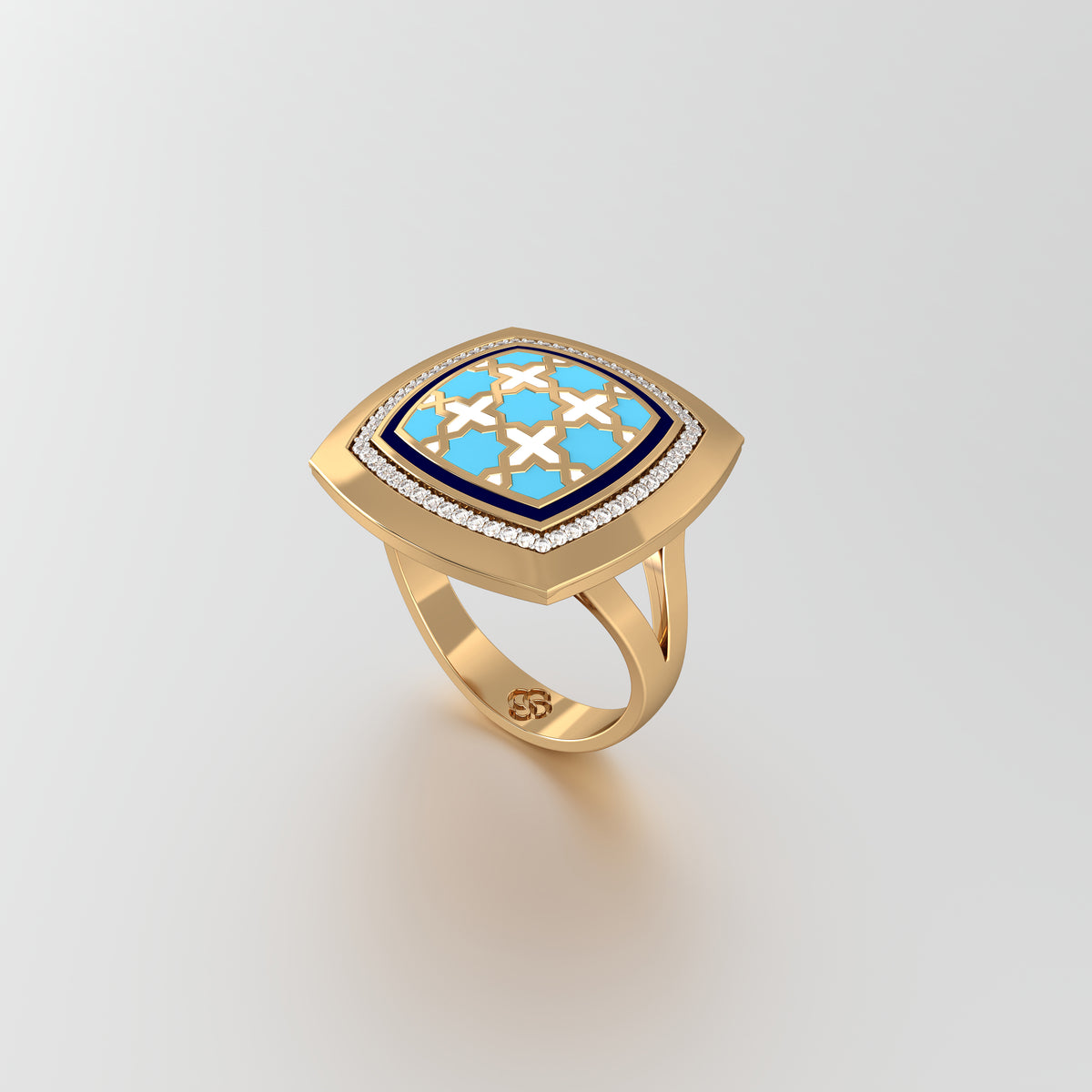 #Pattern & Color_moroccan zellij skyblue