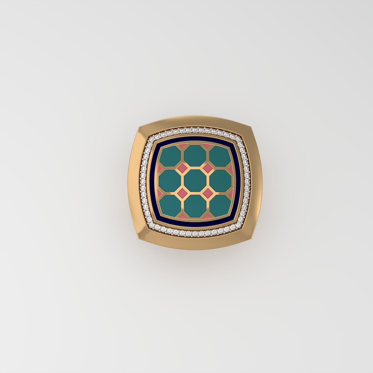 #Pattern & Color_Turkish Tessellation Pastel Turquoise