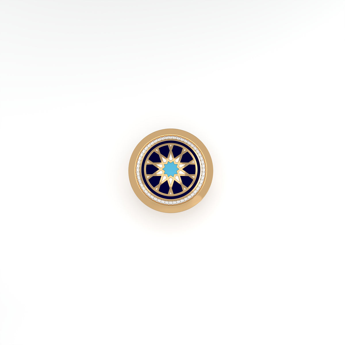 #Pattern & Color_Arabesque Rosette Skyblue