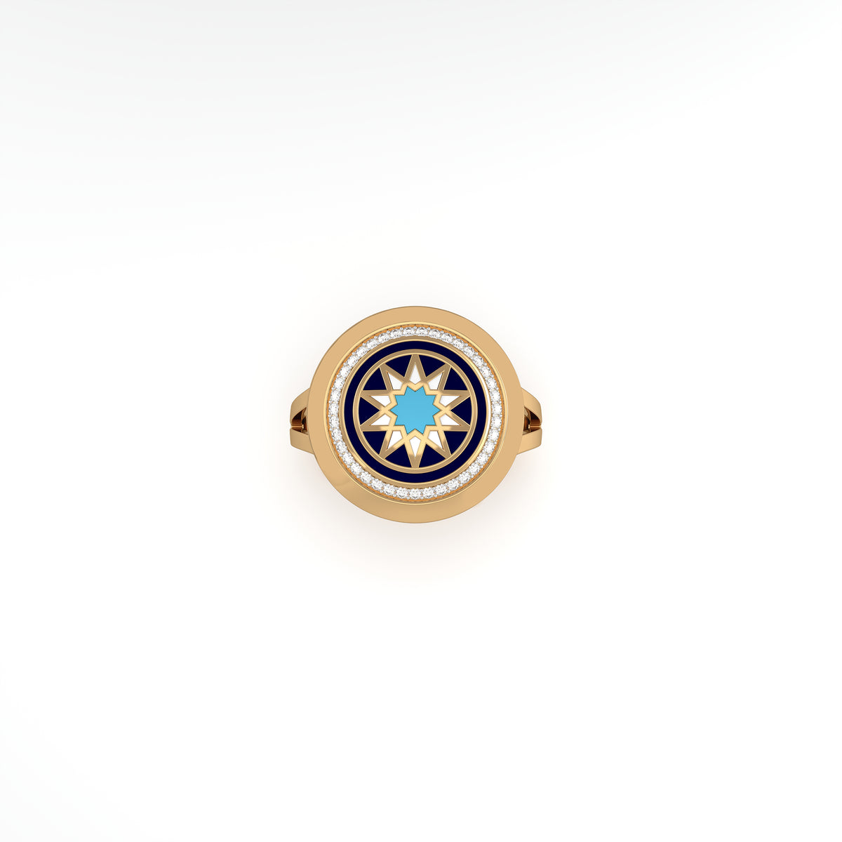 #Pattern & Color_Arabesque Rosette Skyblue