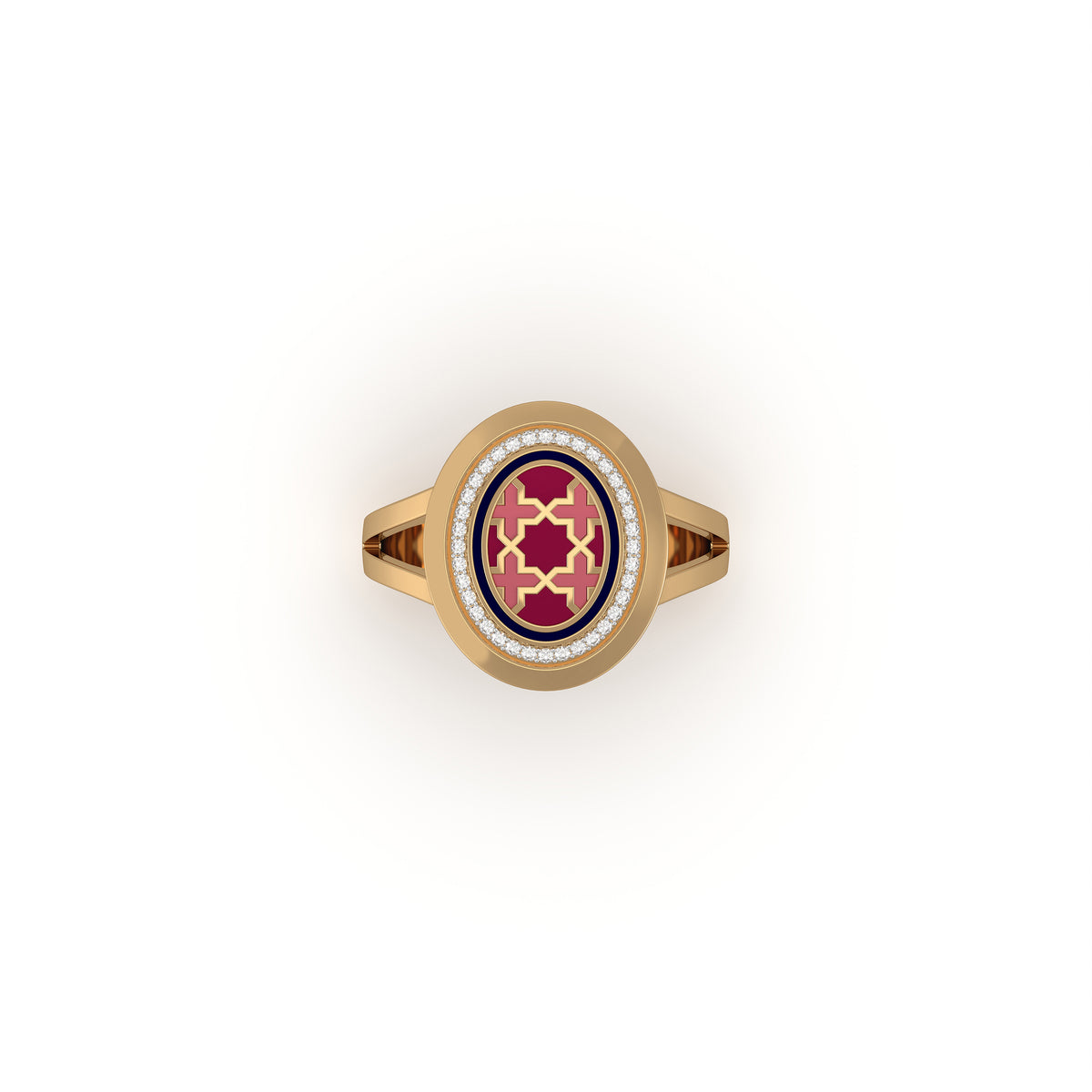 #Pattern & Color_Moroccan Zellij Cardinal Red