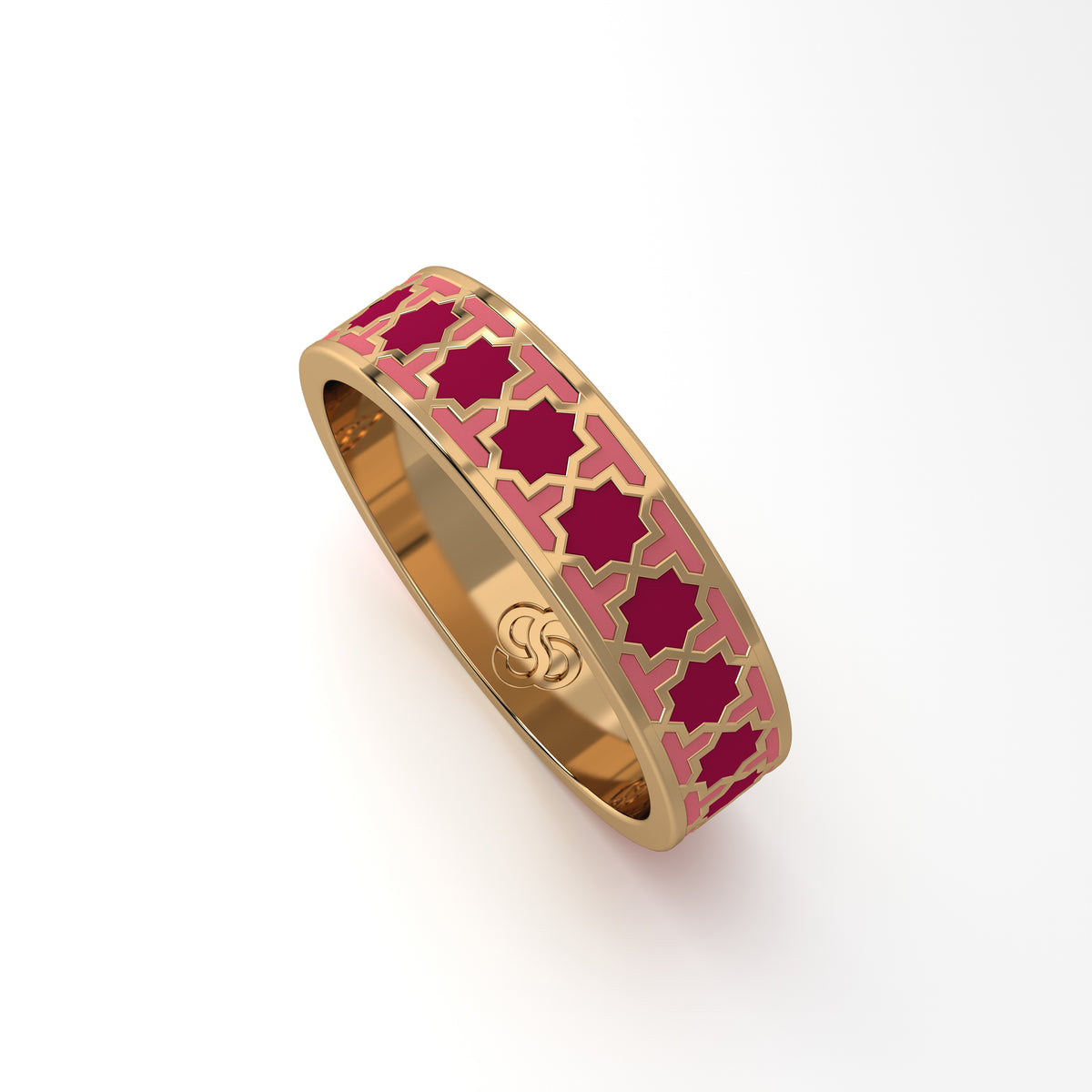 #Pattern & Color_Moroccan Zellij Cardinal Red