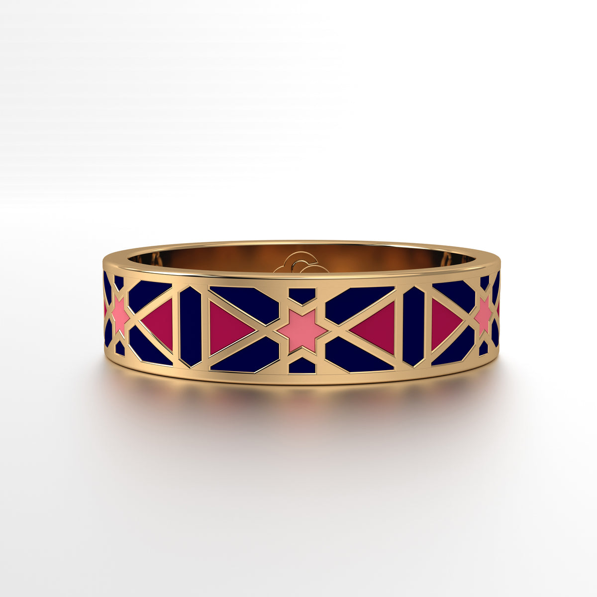 #Pattern & Color_Persian Girih Cardinal Red