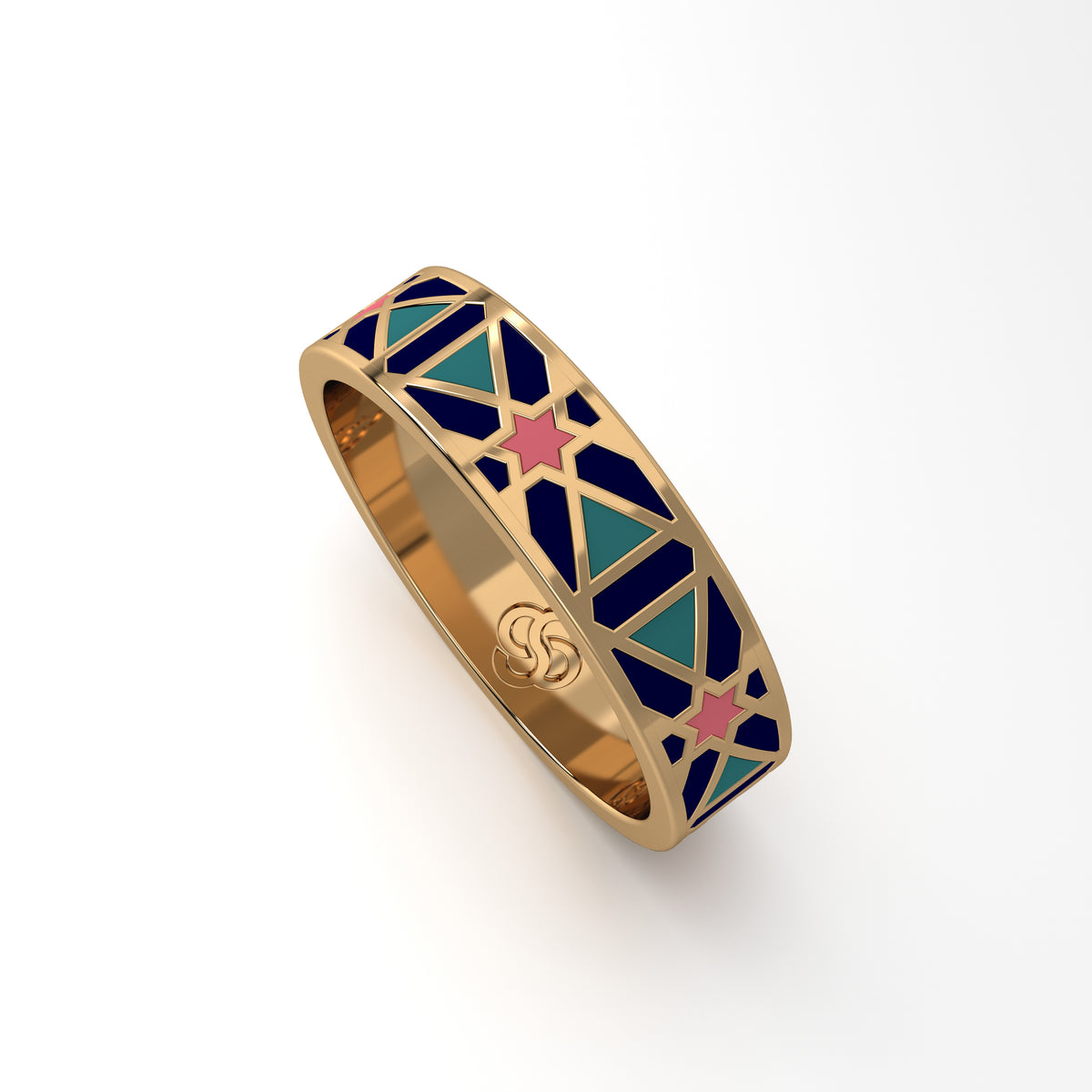 #Pattern & Color_Persian Girih Pastel Turquoise
