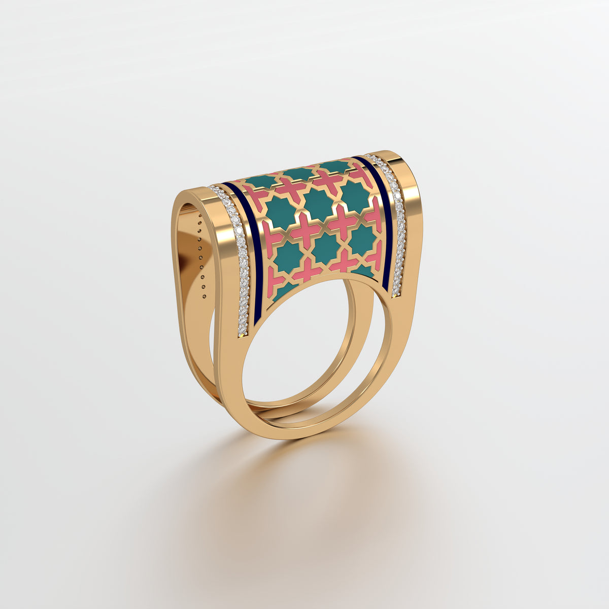 #Pattern & Color_Moroccan Zellij Pastel Turquoise