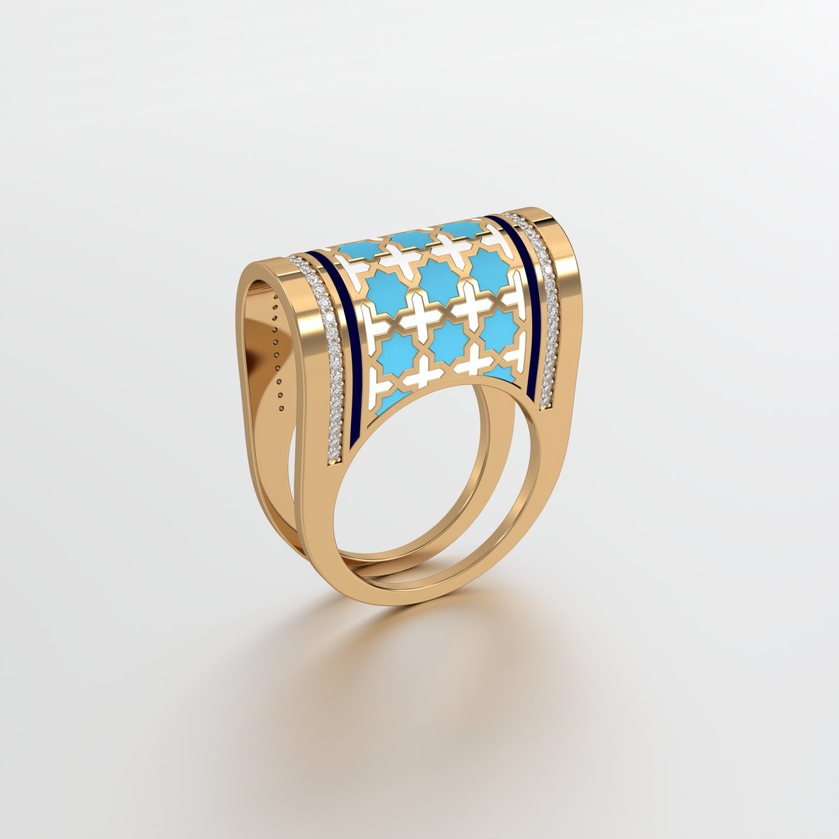 #Pattern & Color_moroccan zellij skyblue
