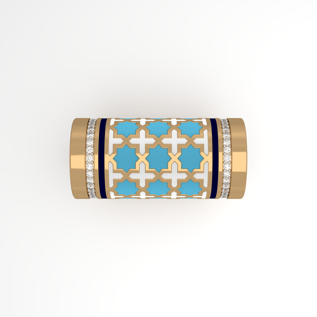 #Pattern & Color_moroccan zellij skyblue