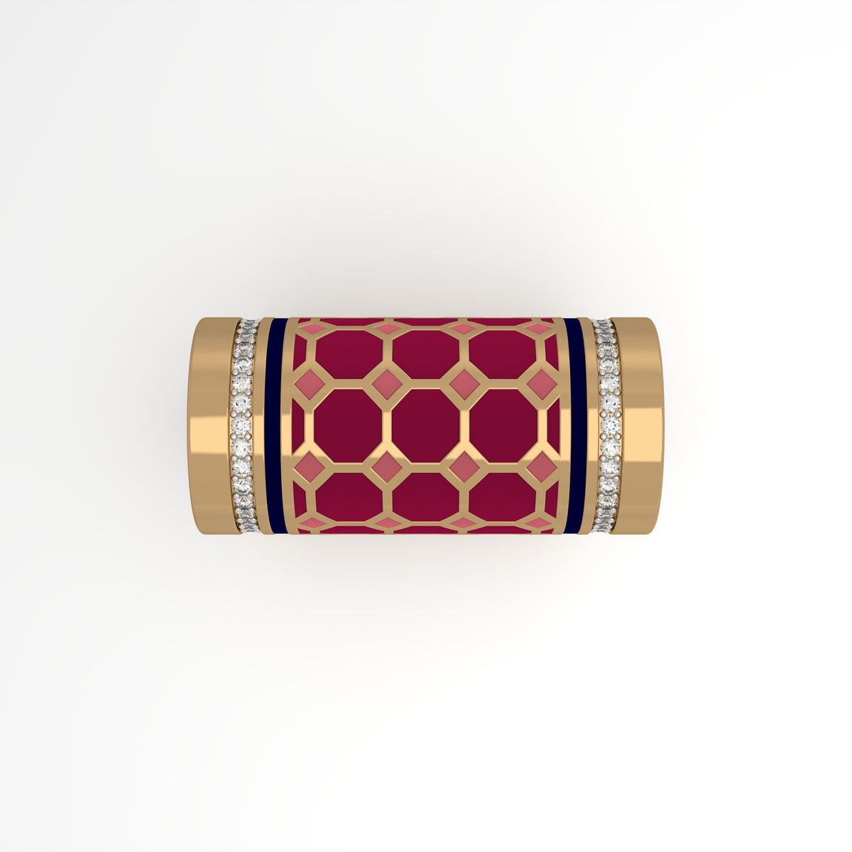 #Pattern & Color_Turkish Tessellation Cardinal Red