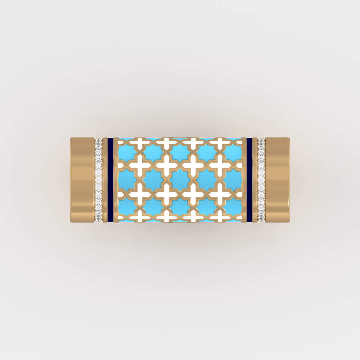#Pattern & Color_moroccan zellij skyblue