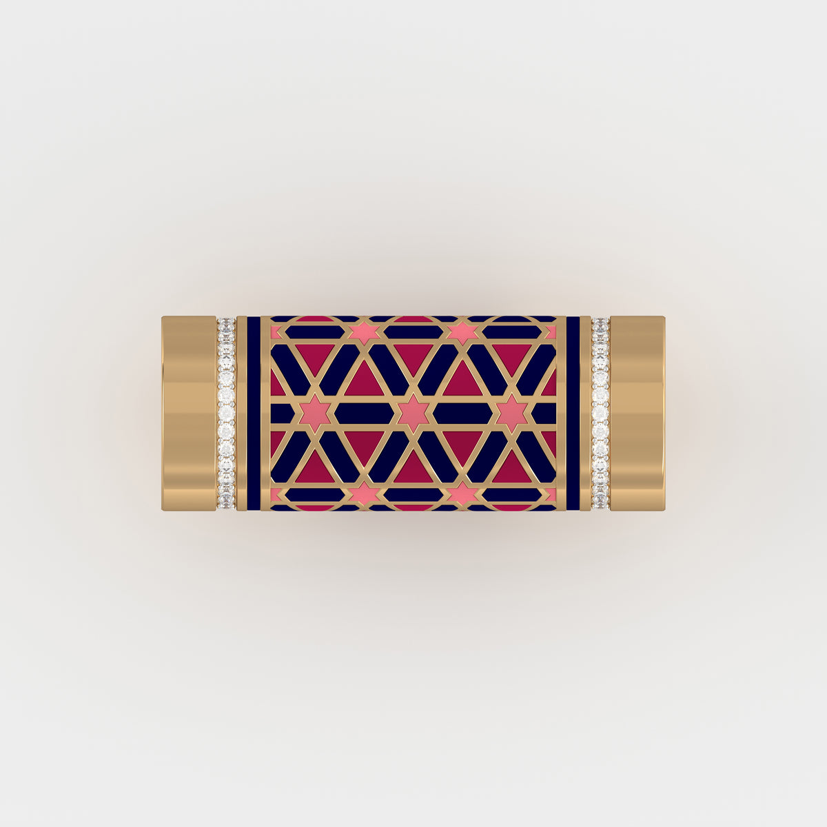 #Pattern & Color_Persian Girih Cardinal Red