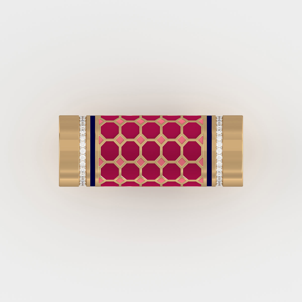 #Pattern & Color_Turkish Tessellation Cardinal Red