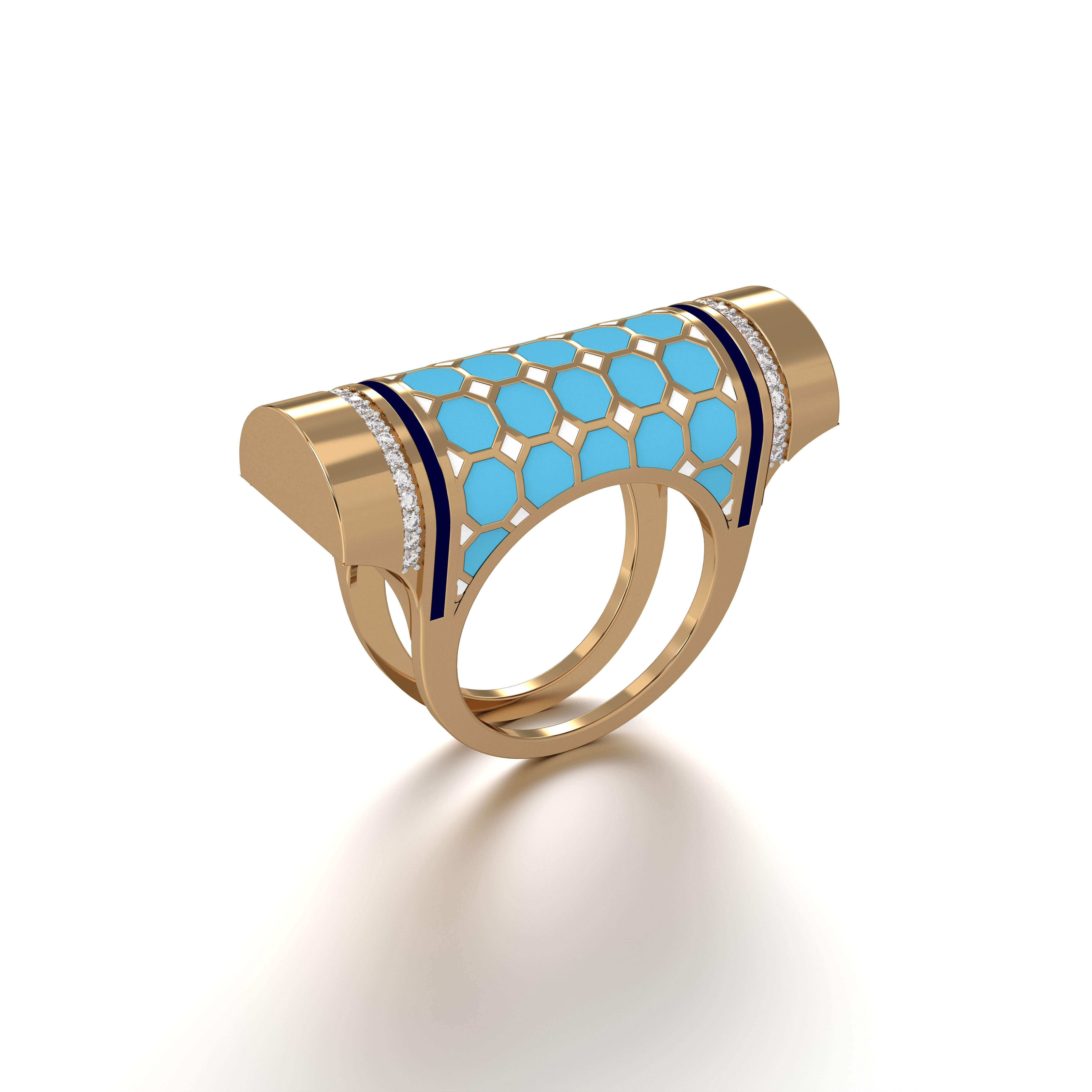 #Pattern & Color_Turkish Tessellation Skyblue