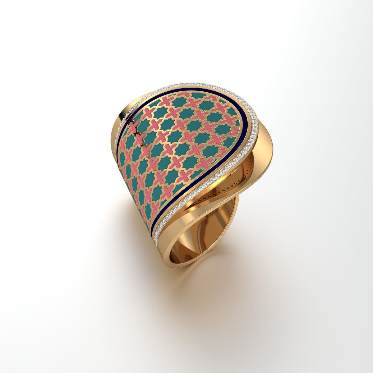#Pattern & Color_Moroccan Zellij Pastel Turquoise