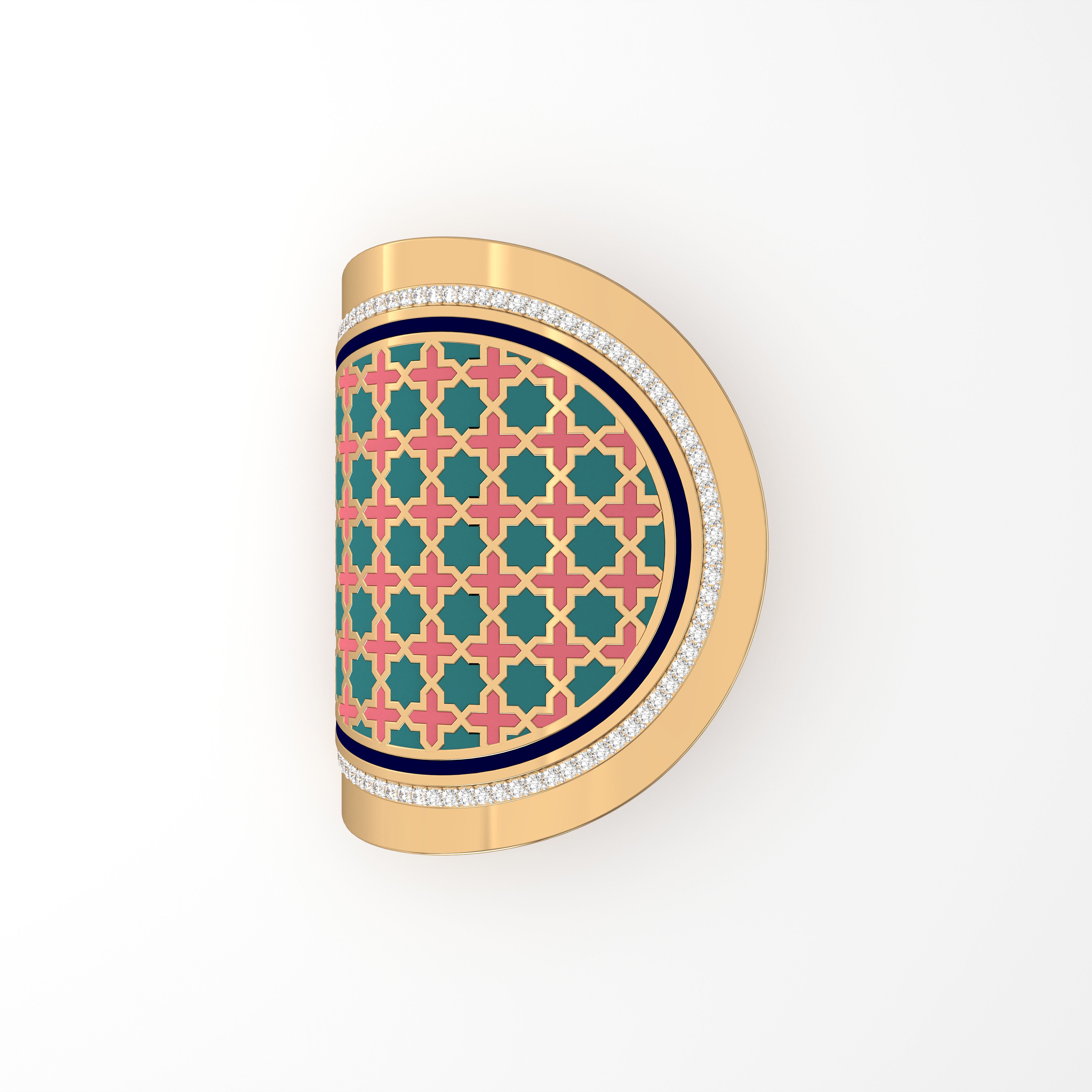 #Pattern & Color_Moroccan Zellij Pastel Turquoise