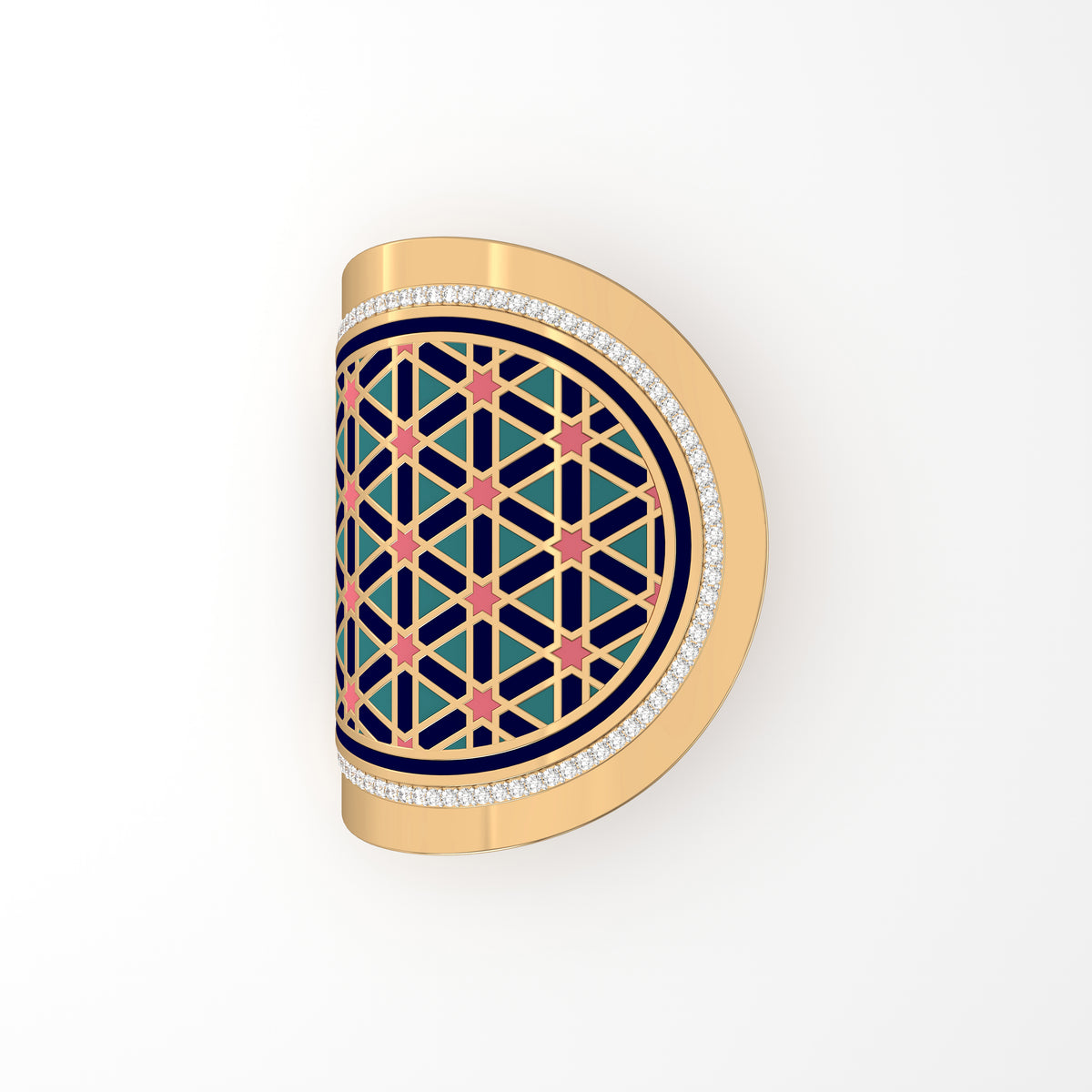 #Pattern & Color_Persian Girih Pastel Turquoise