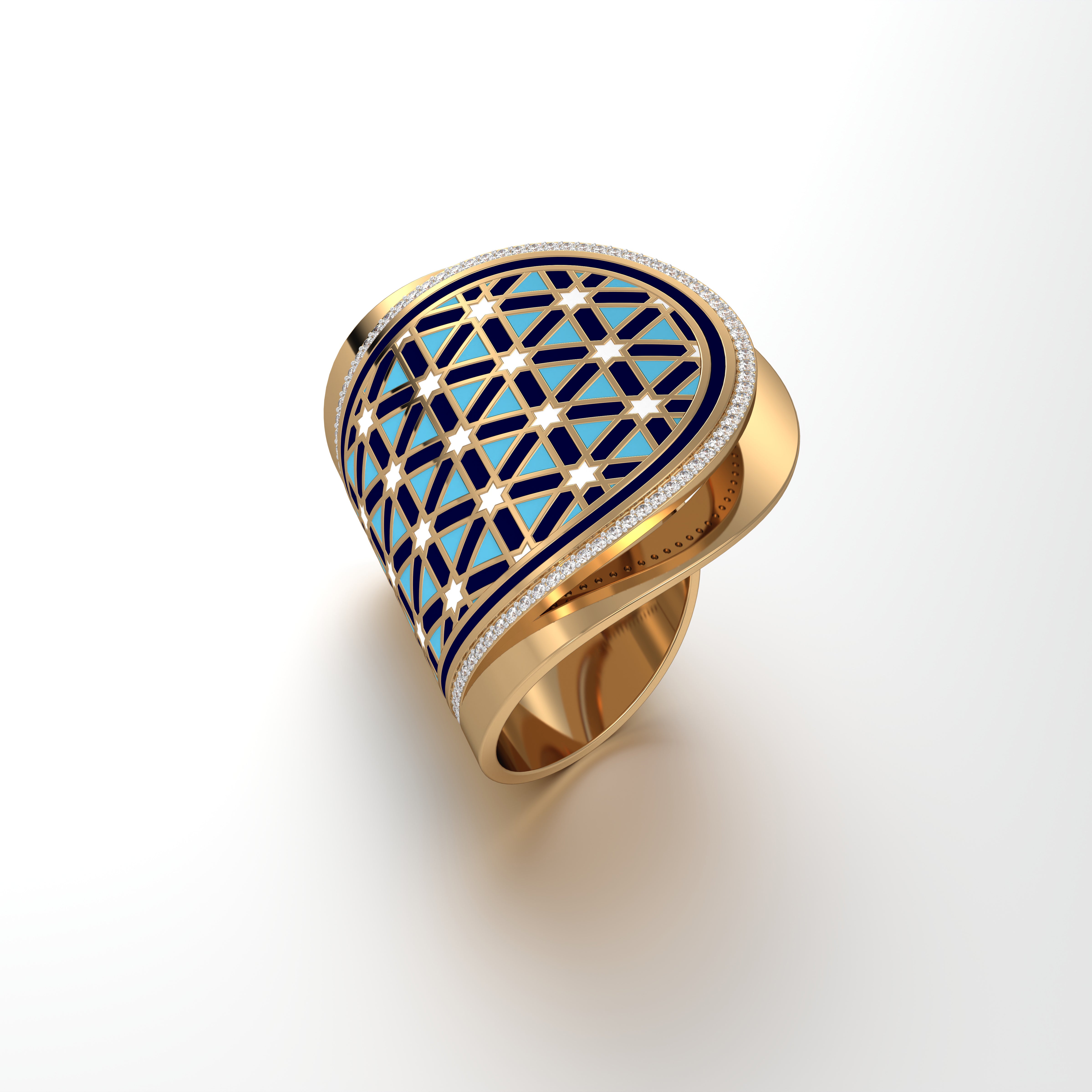 #Pattern & Color_Persian Girih Skyblue