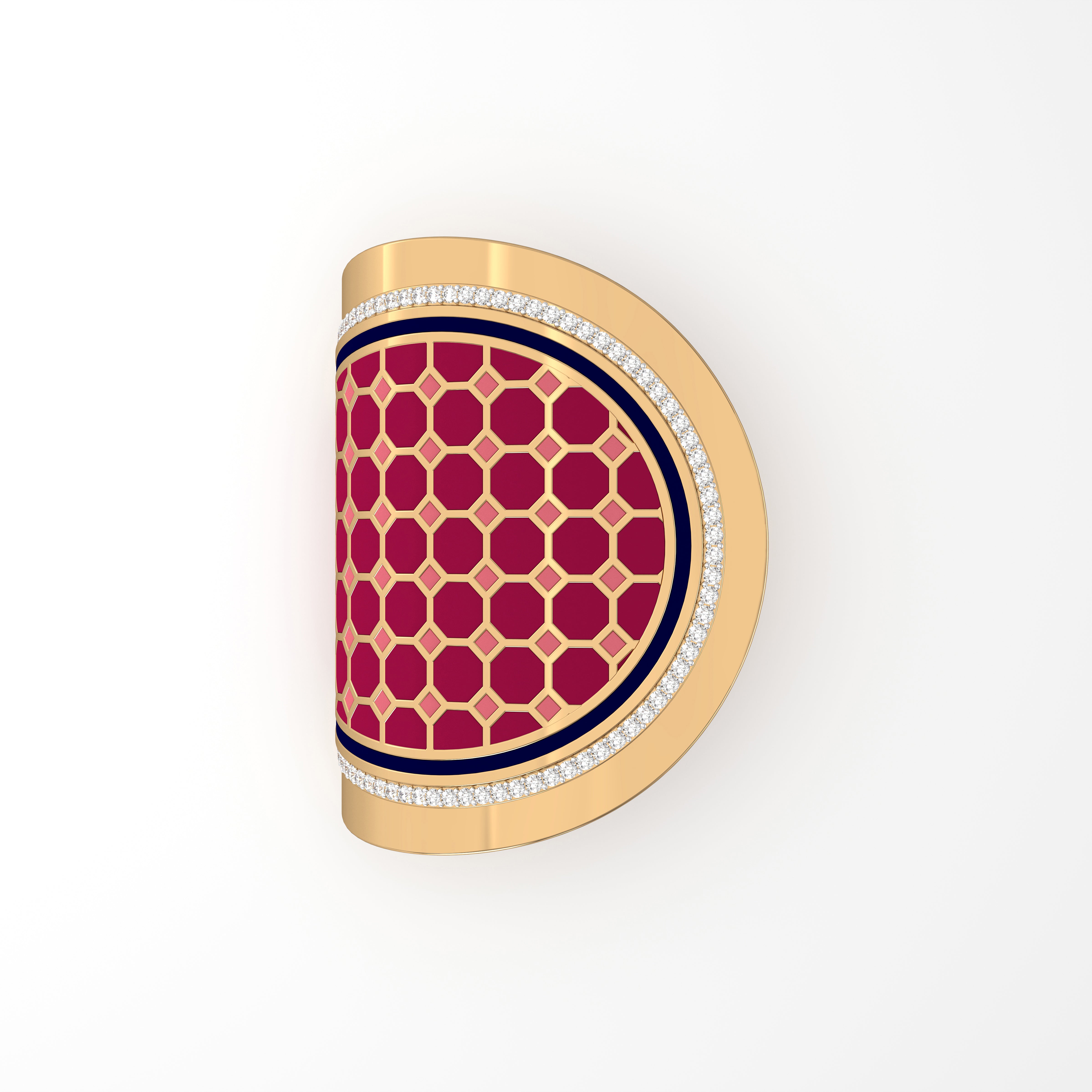 #Pattern & Color_Turkish Tessellation Cardinal Red
