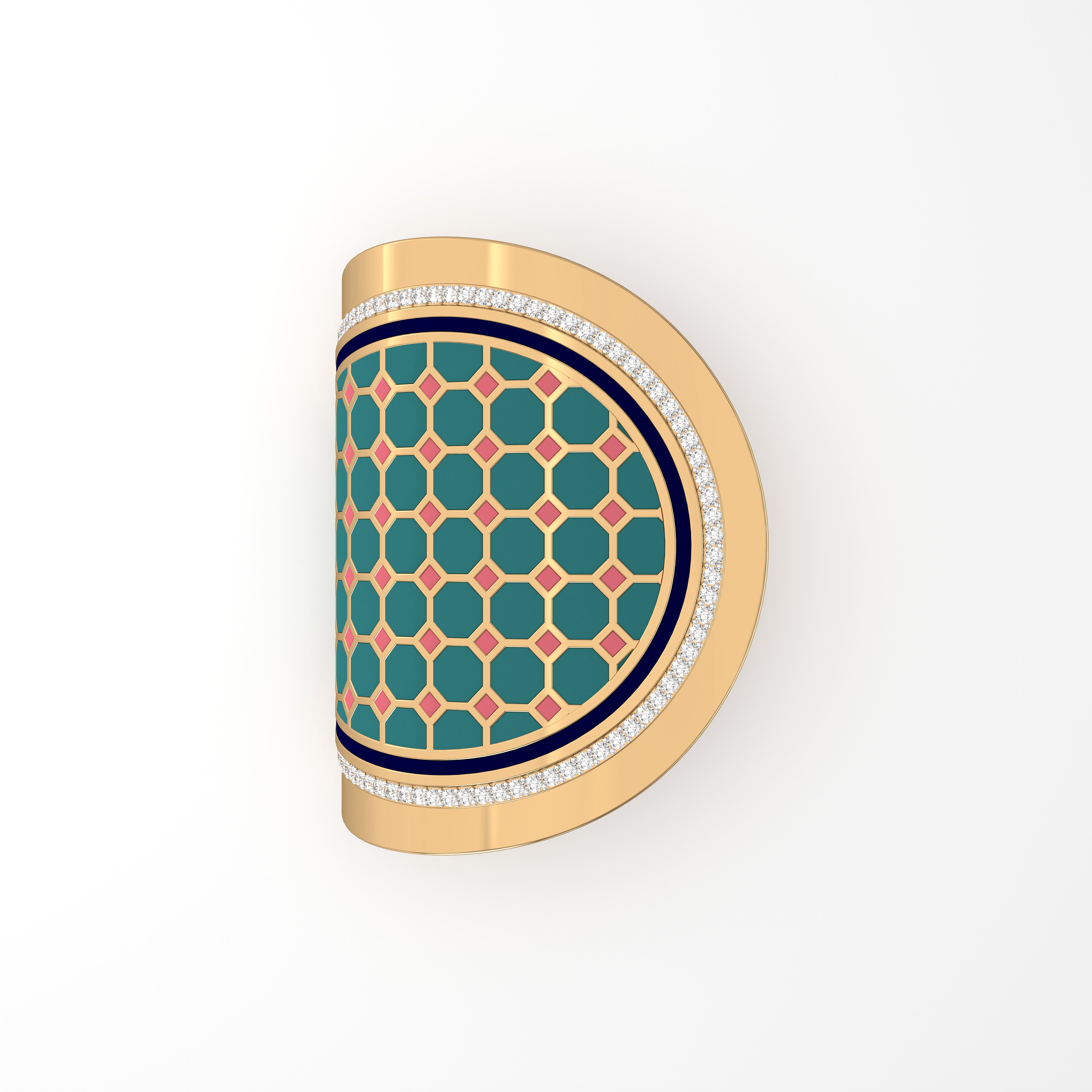#Pattern & Color_Turkish Tessellation Pastel Turquoise