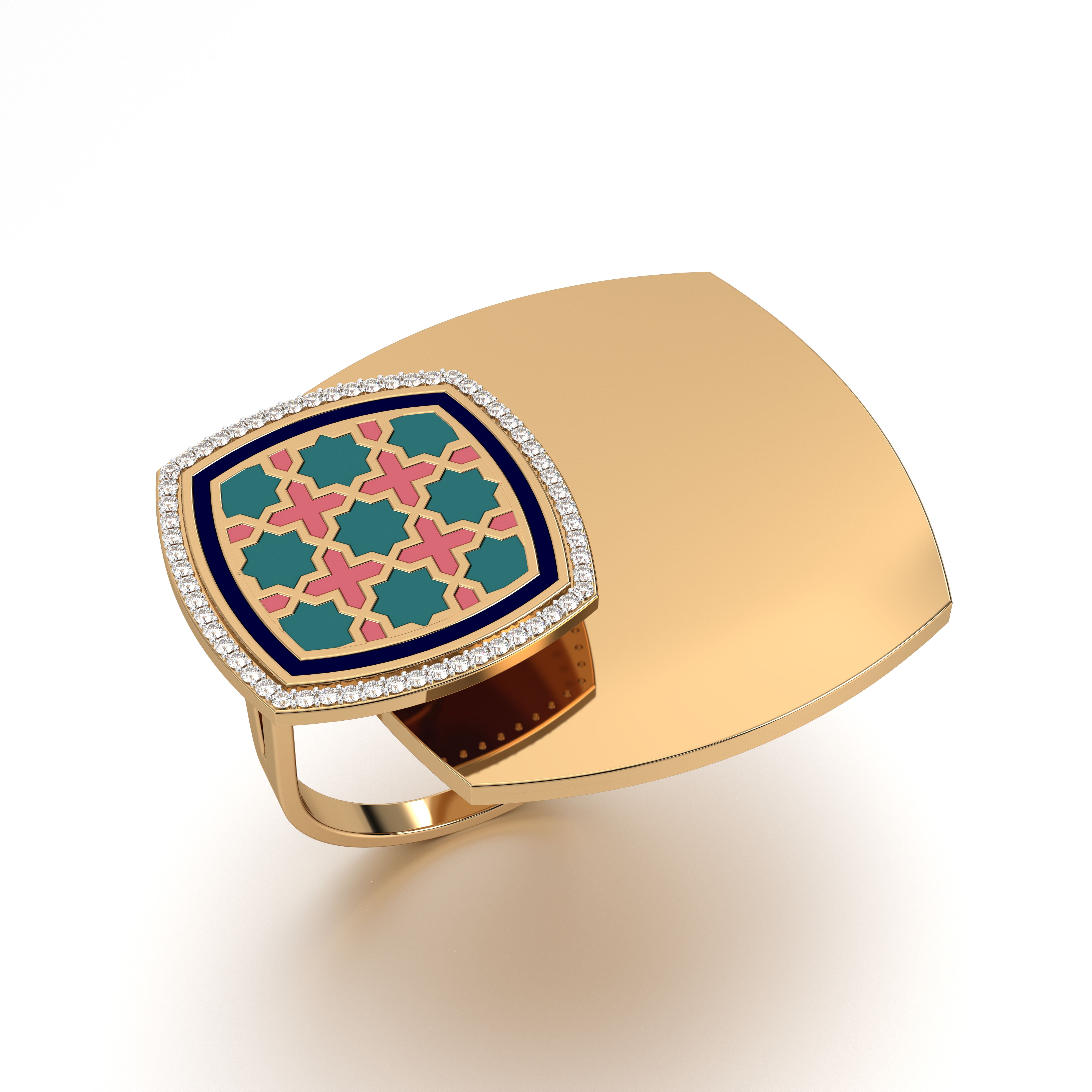 #Pattern & Color_Moroccan Zellij Pastel Turquoise