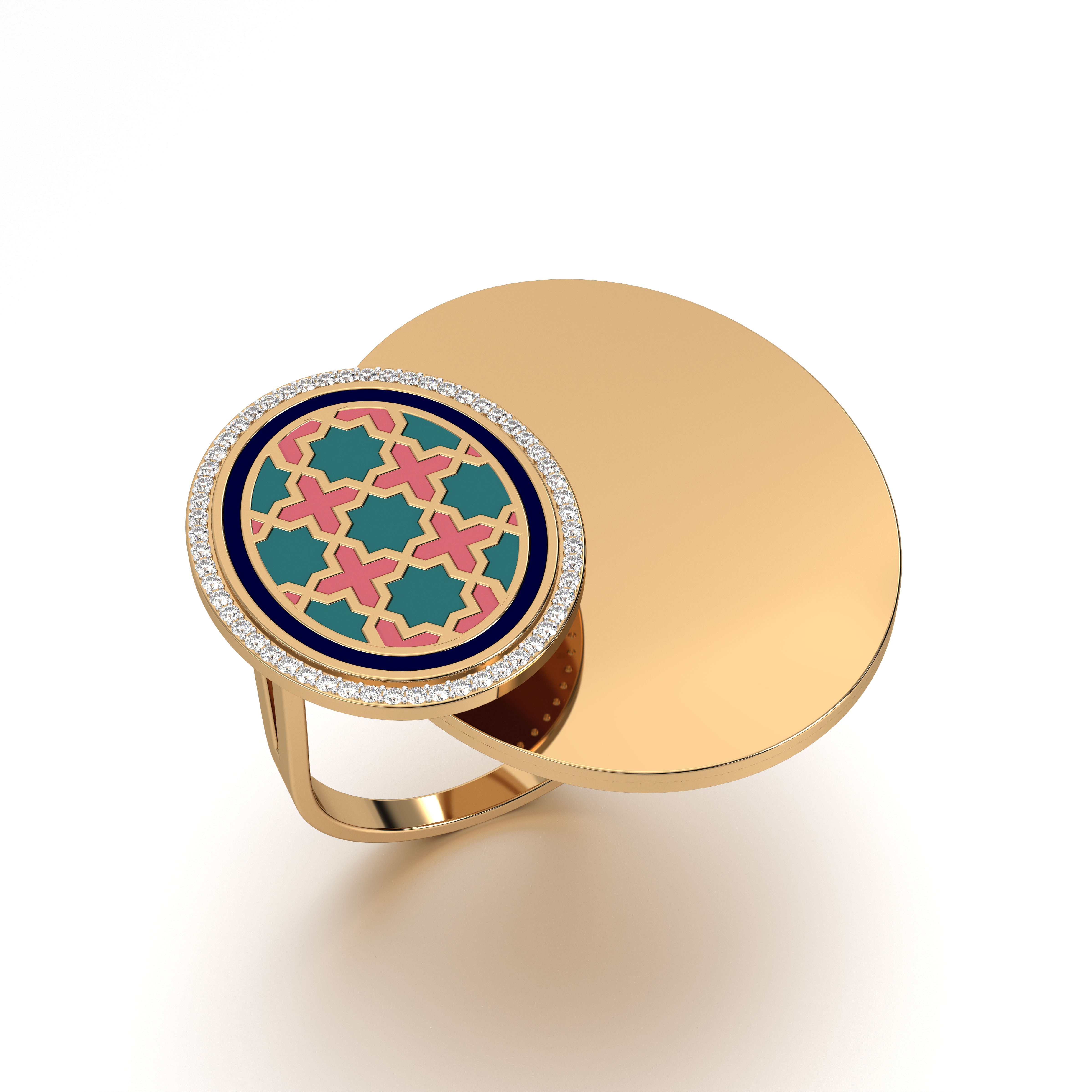 #Pattern & Color_Moroccan Zellij Pastel Turquoise