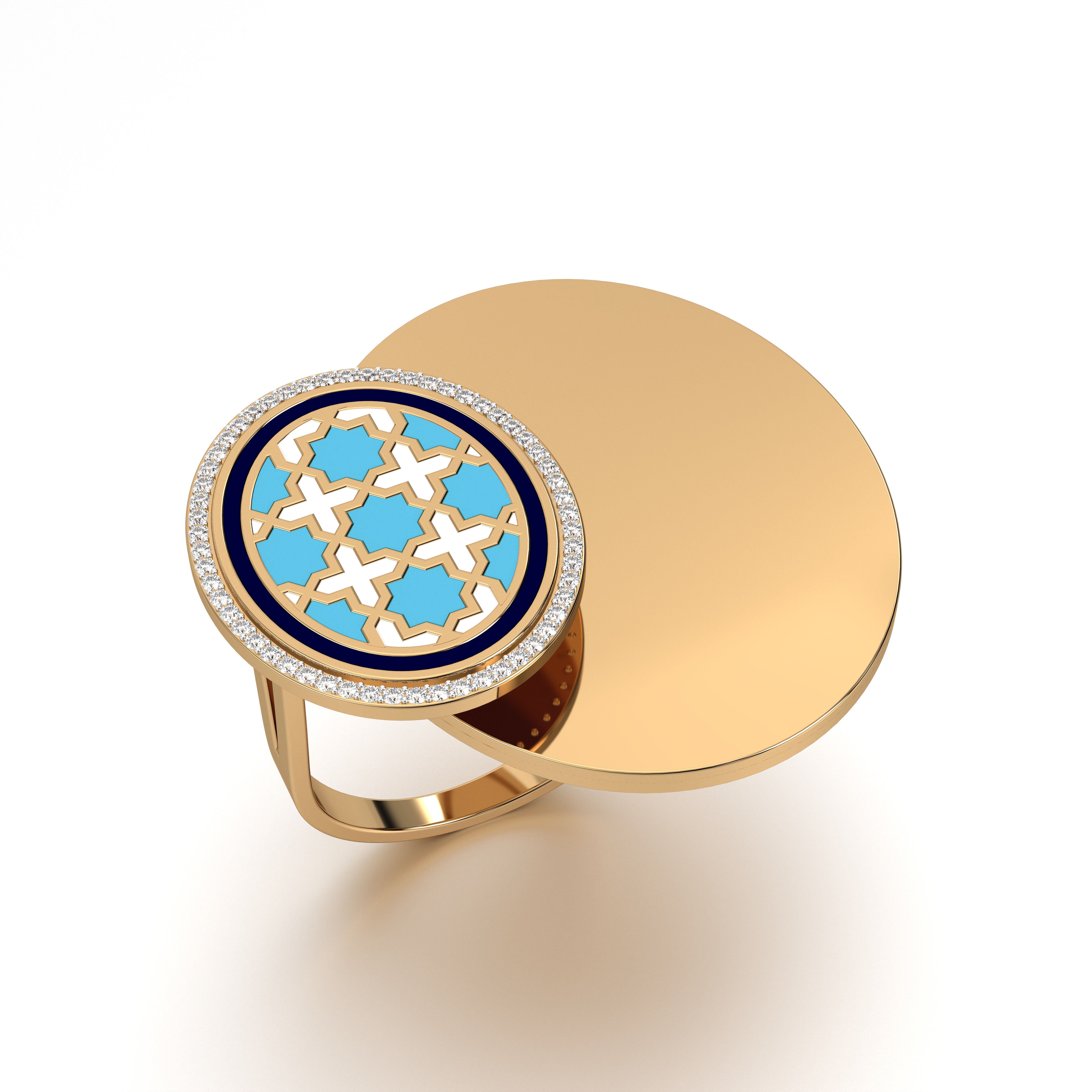 #Pattern & Color_moroccan zellij skyblue