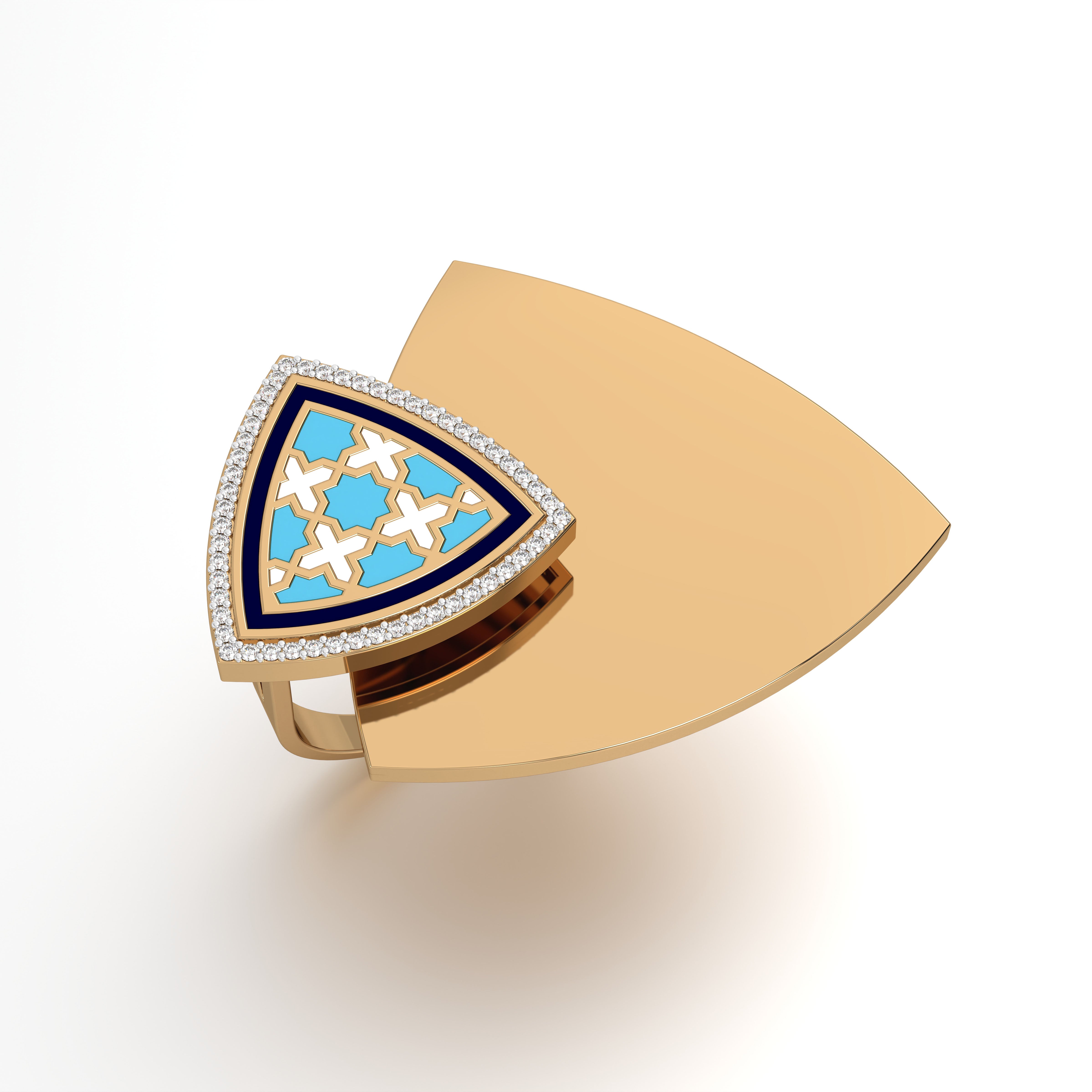 #Pattern & Color_moroccan zellij skyblue