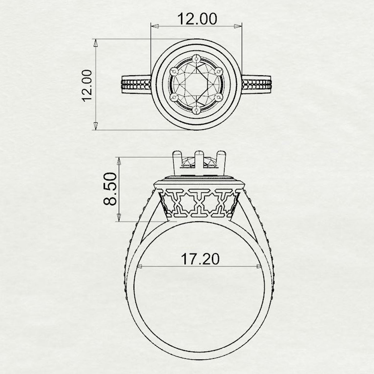 Aliyaah Solitaire Ring Medium