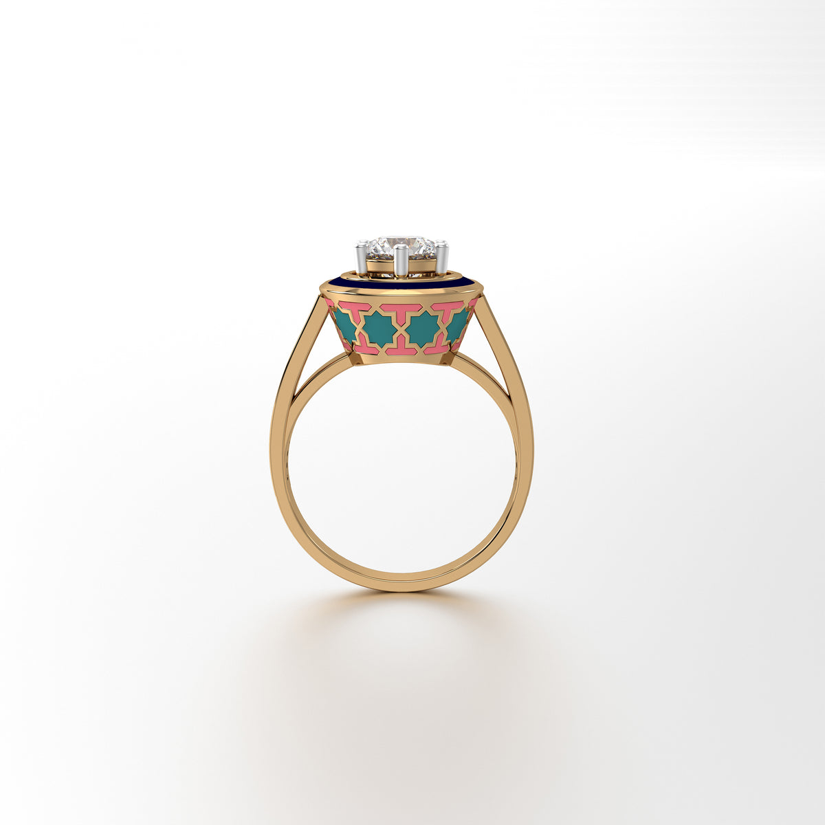 #Pattern & Color_Moroccan Zellij Pastel Turquoise