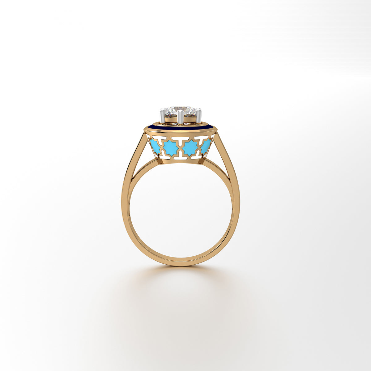 #Pattern & Color_moroccan zellij skyblue