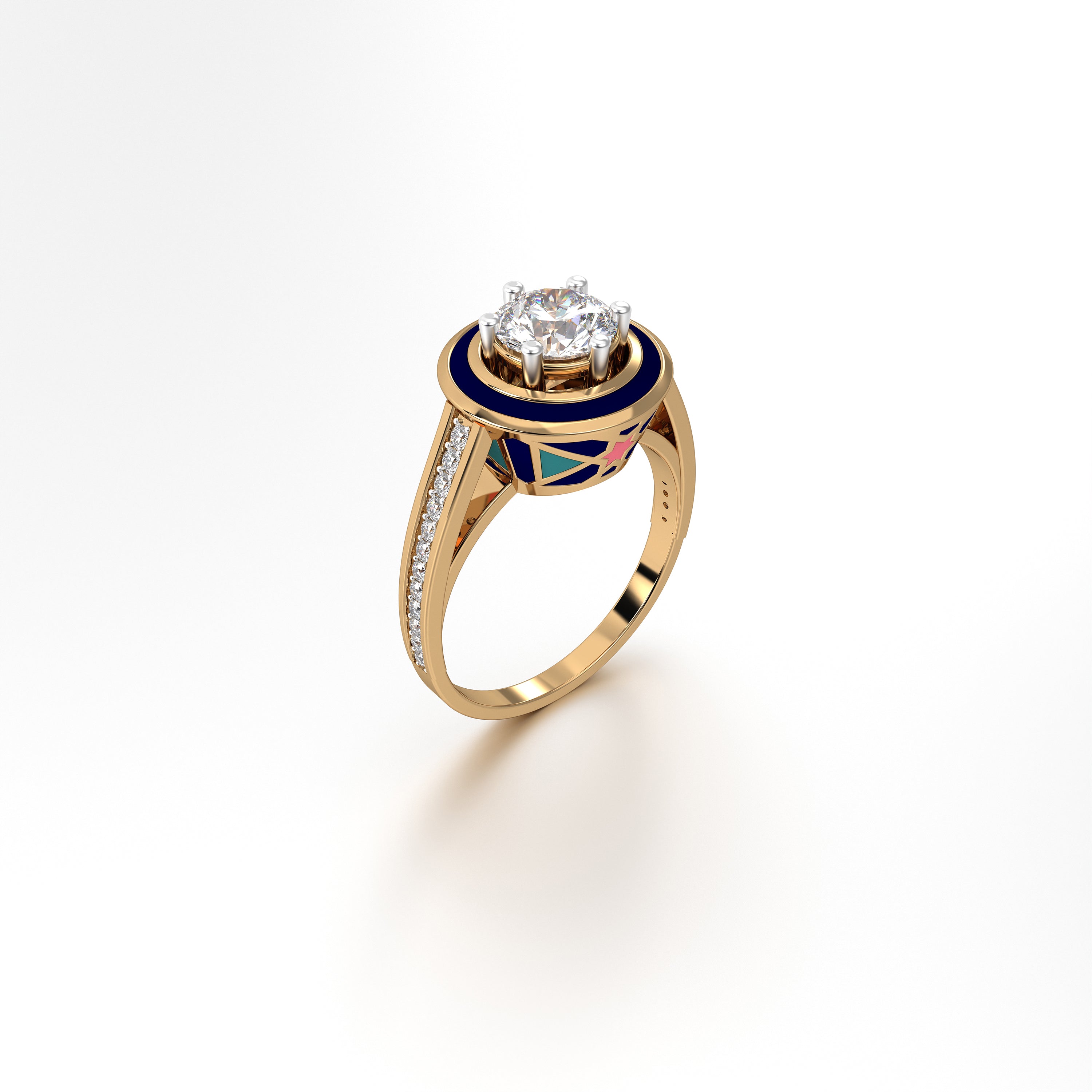 #Pattern & Color_Persian Girih Pastel Turquoise