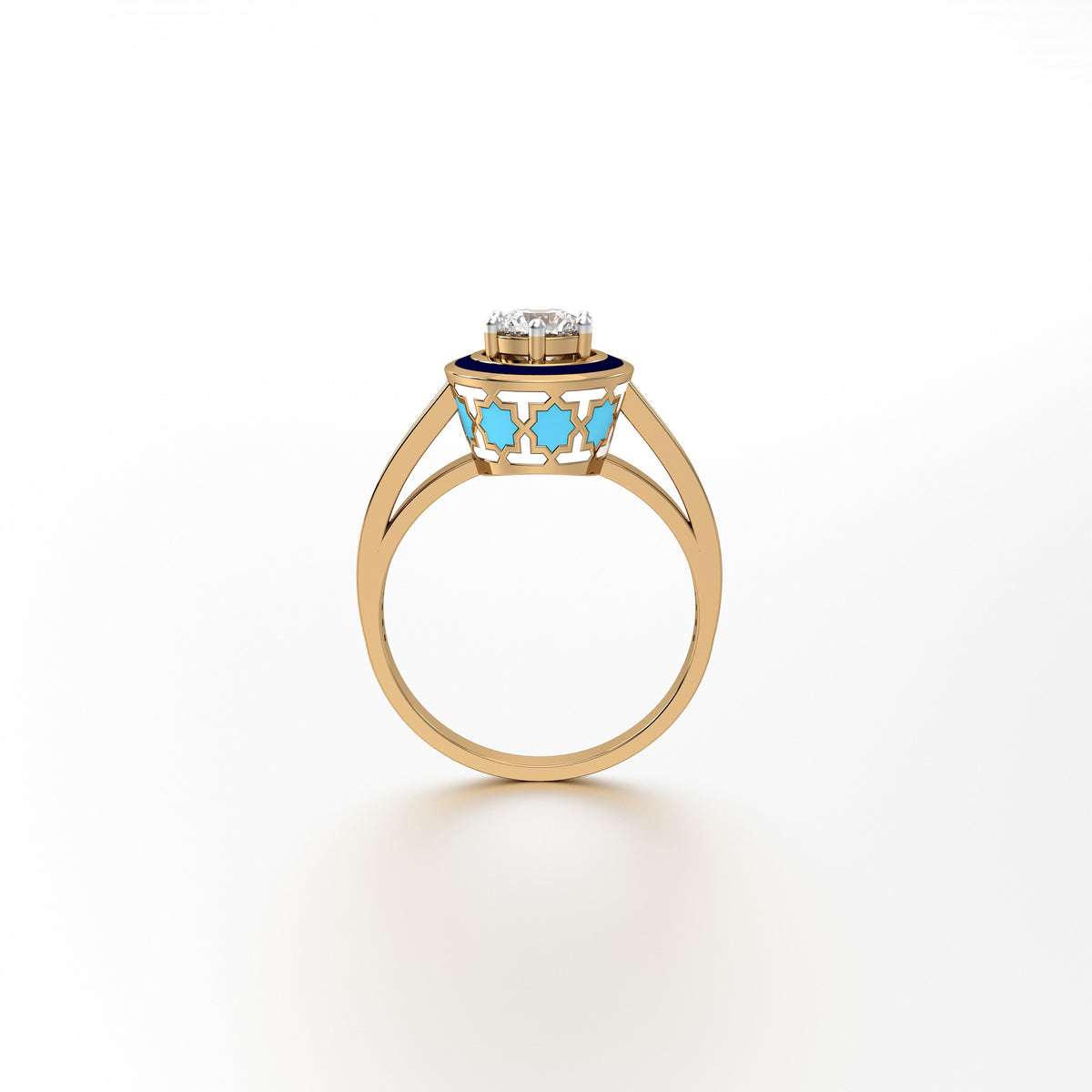 #Pattern & Color_moroccan zellij skyblue