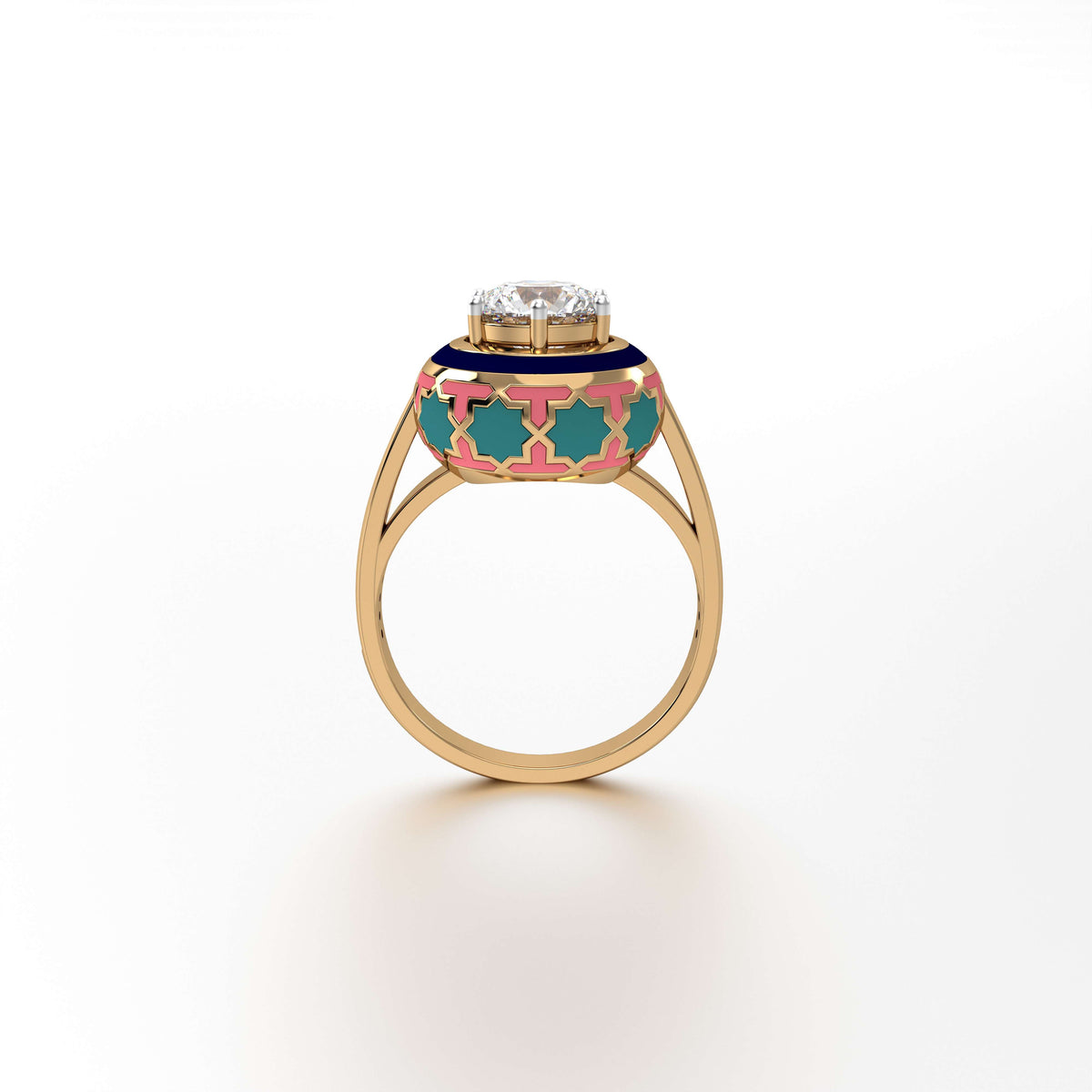 #Pattern & Color_Moroccan Zellij Pastel Turquoise