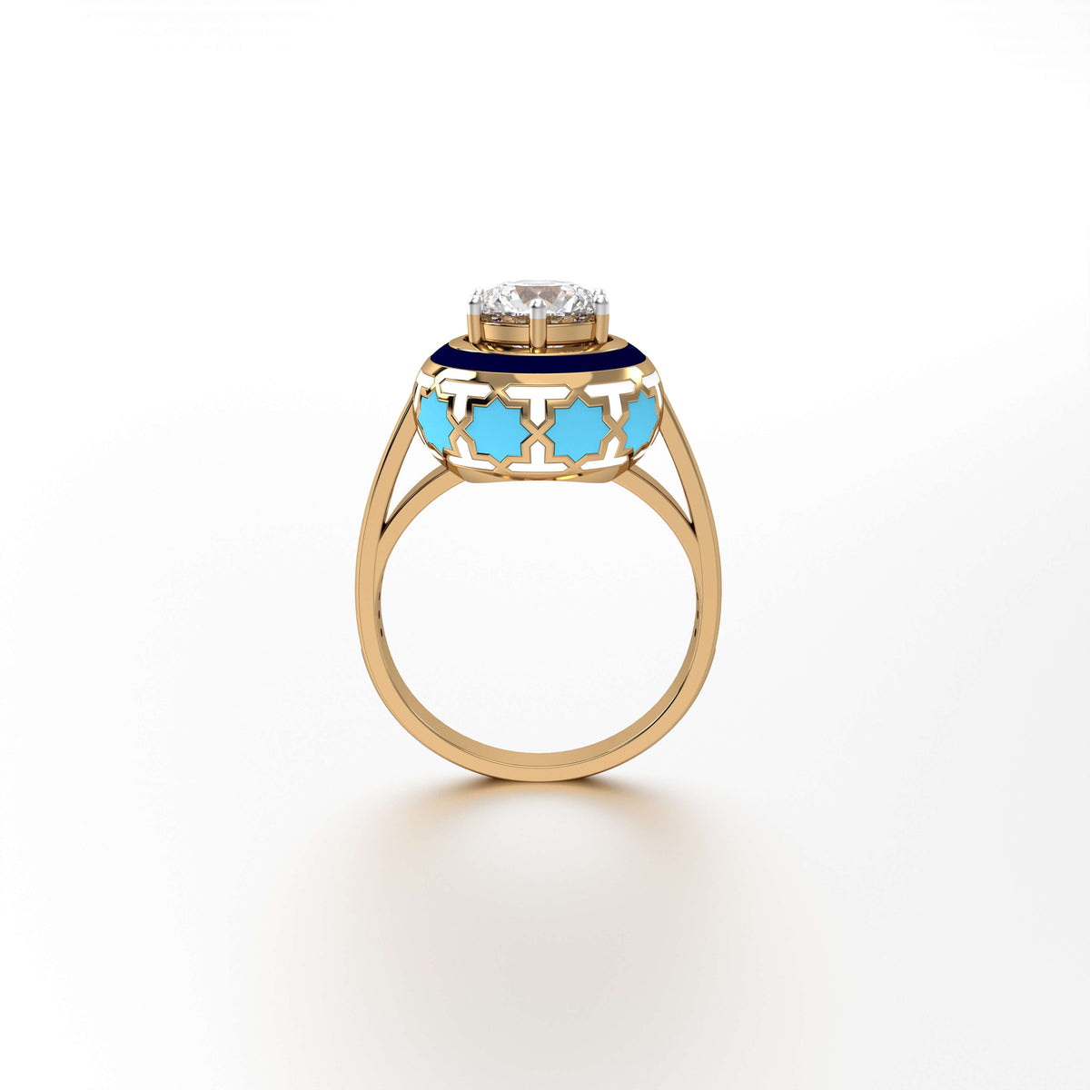 #Pattern & Color_moroccan zellij skyblue