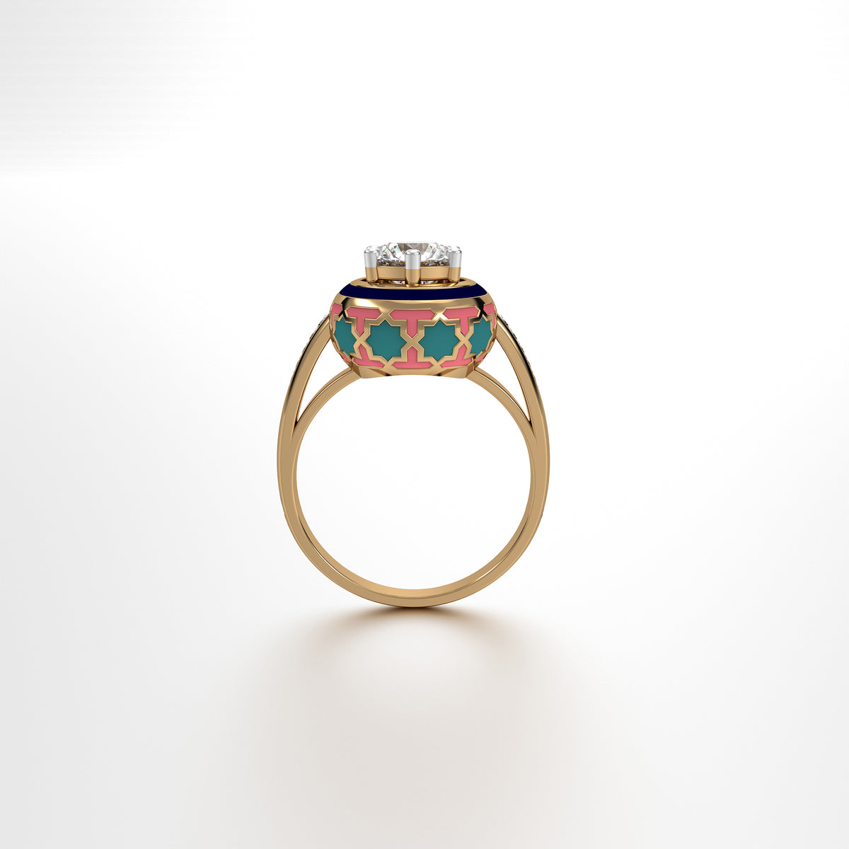 #Pattern & Color_Moroccan Zellij Pastel Turquoise