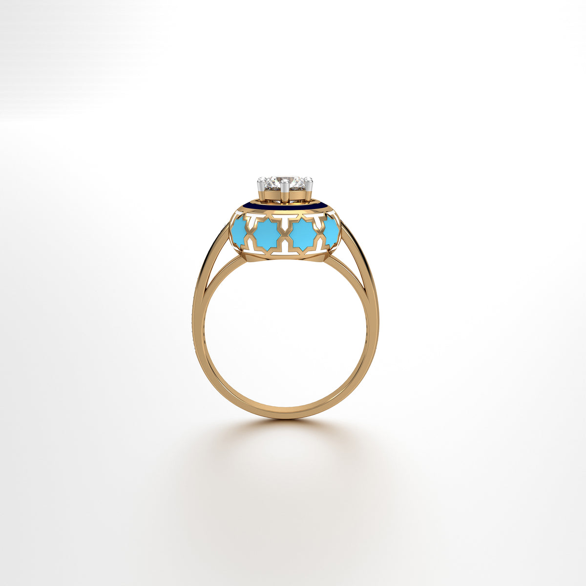 #Pattern & Color_moroccan zellij skyblue