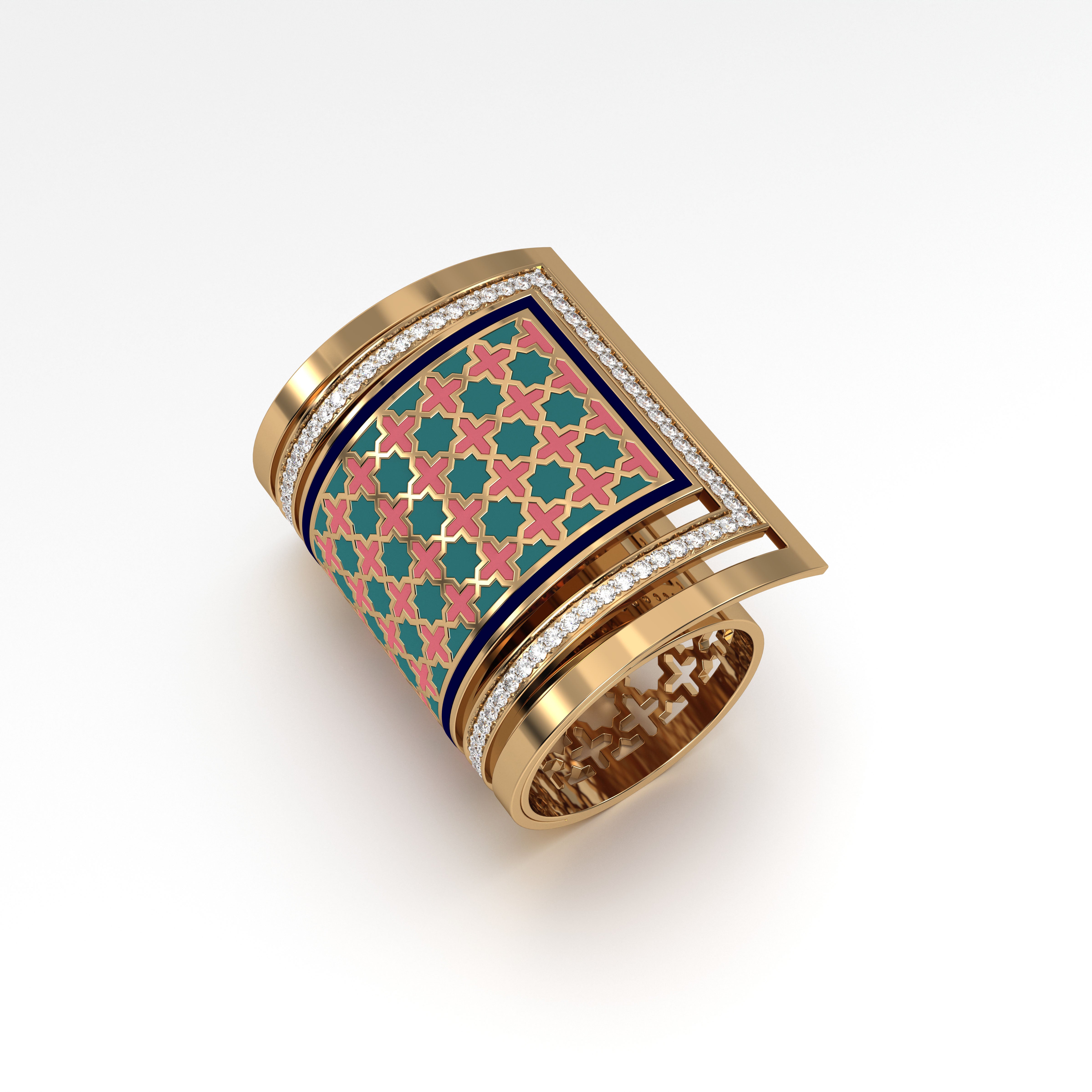 #Pattern & Color_Moroccan Zellij Pastel Turquoise