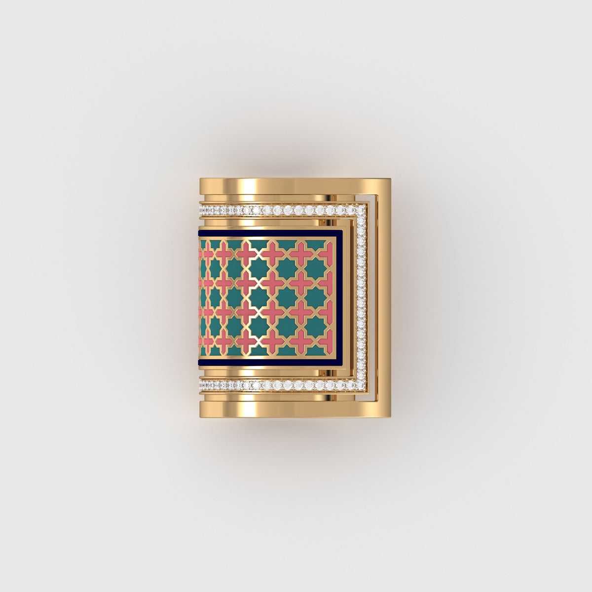 #Pattern & Color_Moroccan Zellij Pastel Turquoise