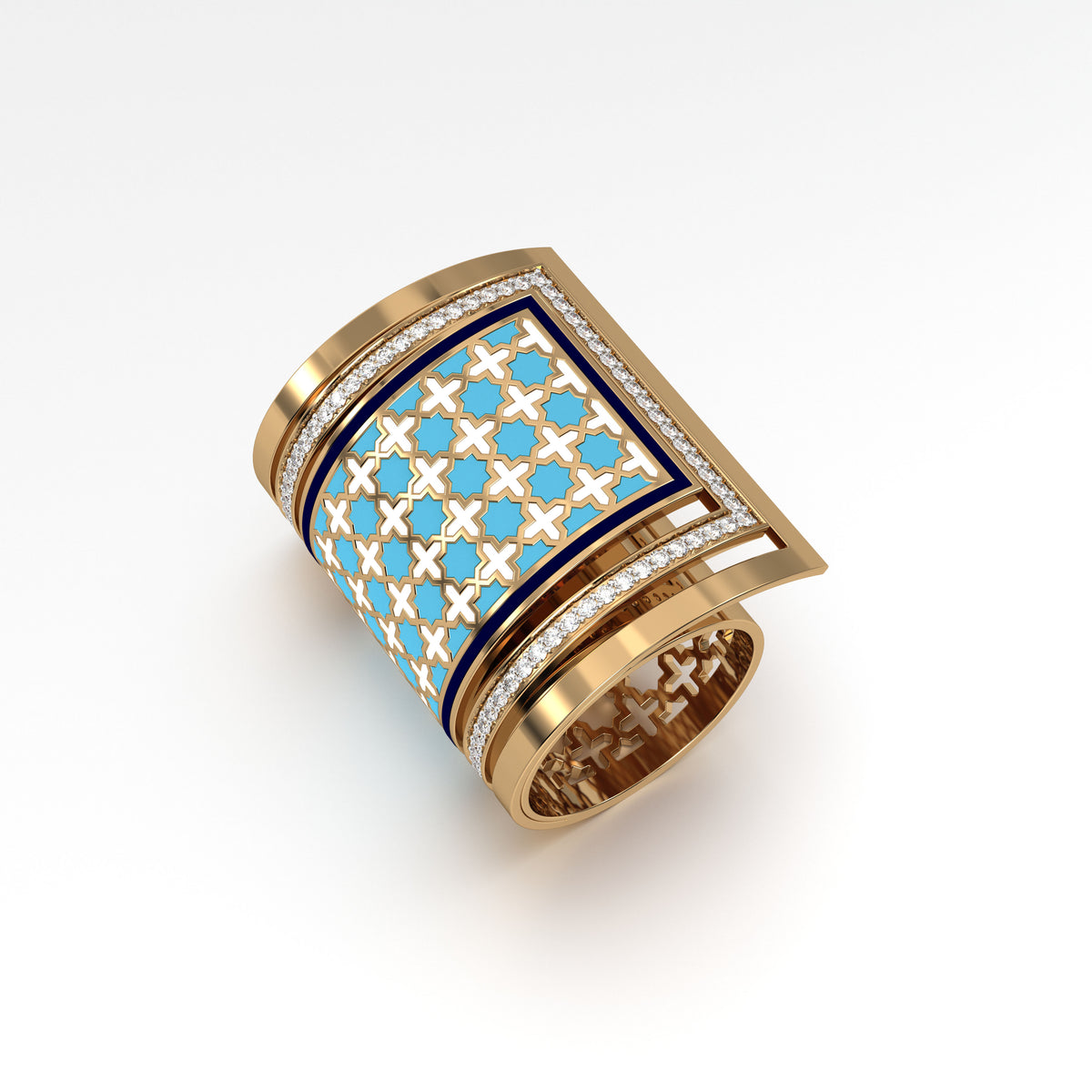 #Pattern & Color_moroccan zellij skyblue