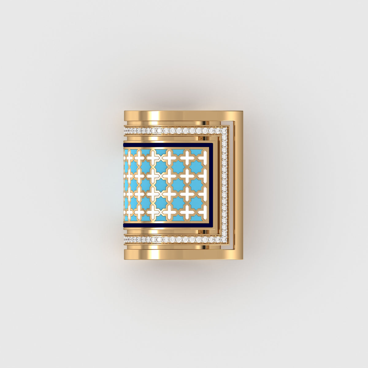 #Pattern & Color_moroccan zellij skyblue