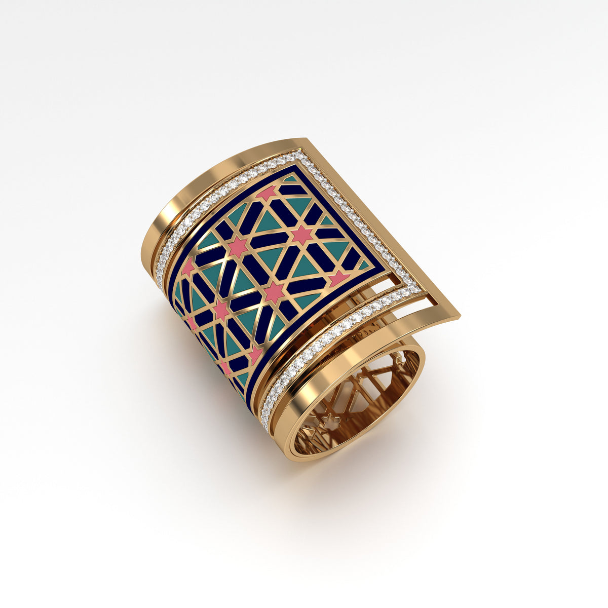 #Pattern & Color_Persian Girih Pastel Turquoise