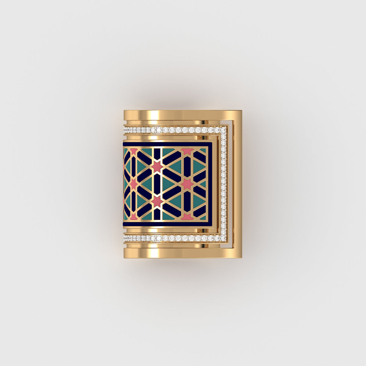 #Pattern & Color_Persian Girih Pastel Turquoise