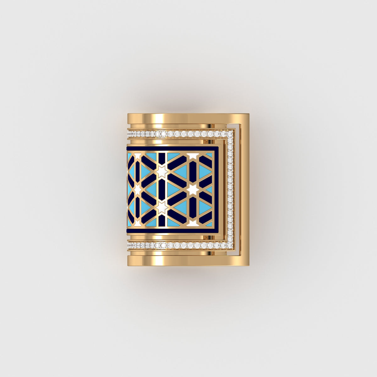 #Pattern & Color_Persian Girih Skyblue